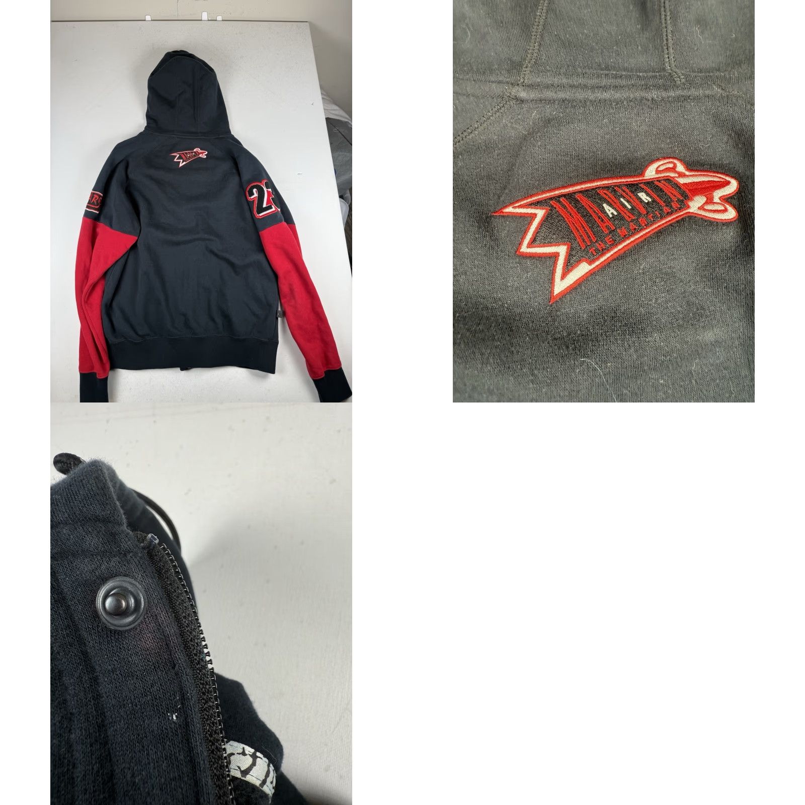 Jordan Brand Nike Jordan Marvin the Martian Full Zip Jumpman Jacket L Multicolor Men Jacket Size US L / EU 52-54 / 3 - 8 Thumbnail