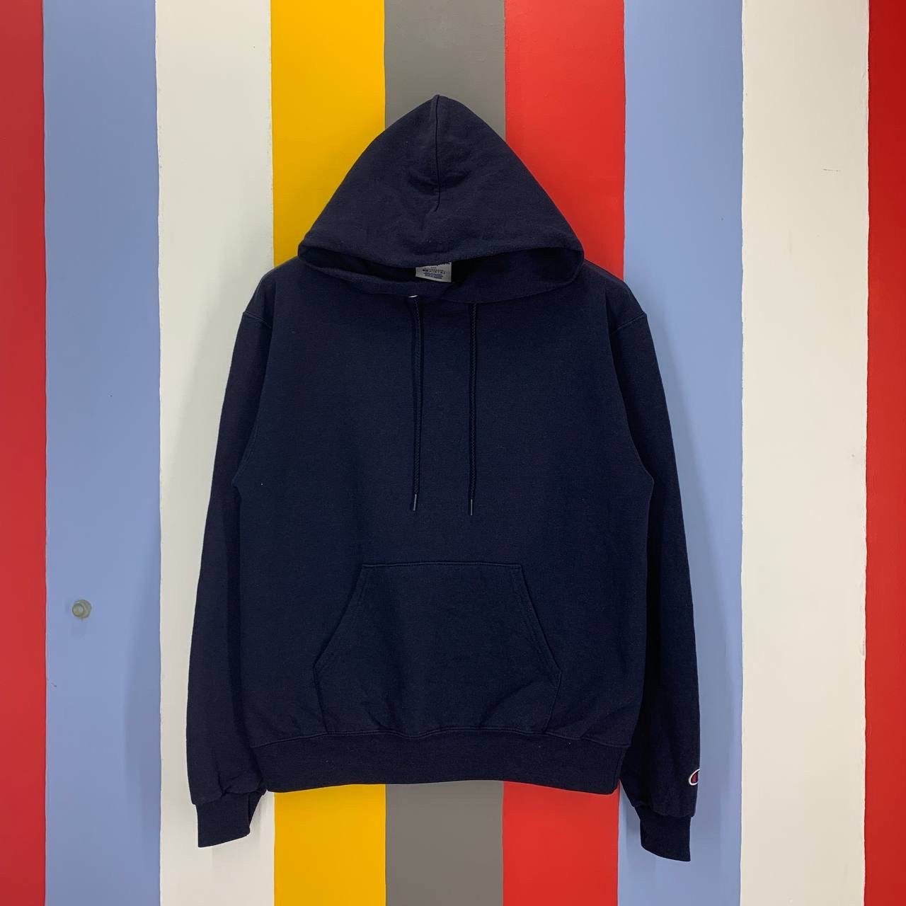 Champion Y2K Vintage CHAMPION Hoodie Pullover #2401-12 Size US M / EU 48-50 / 2 - 1 Thumbnail