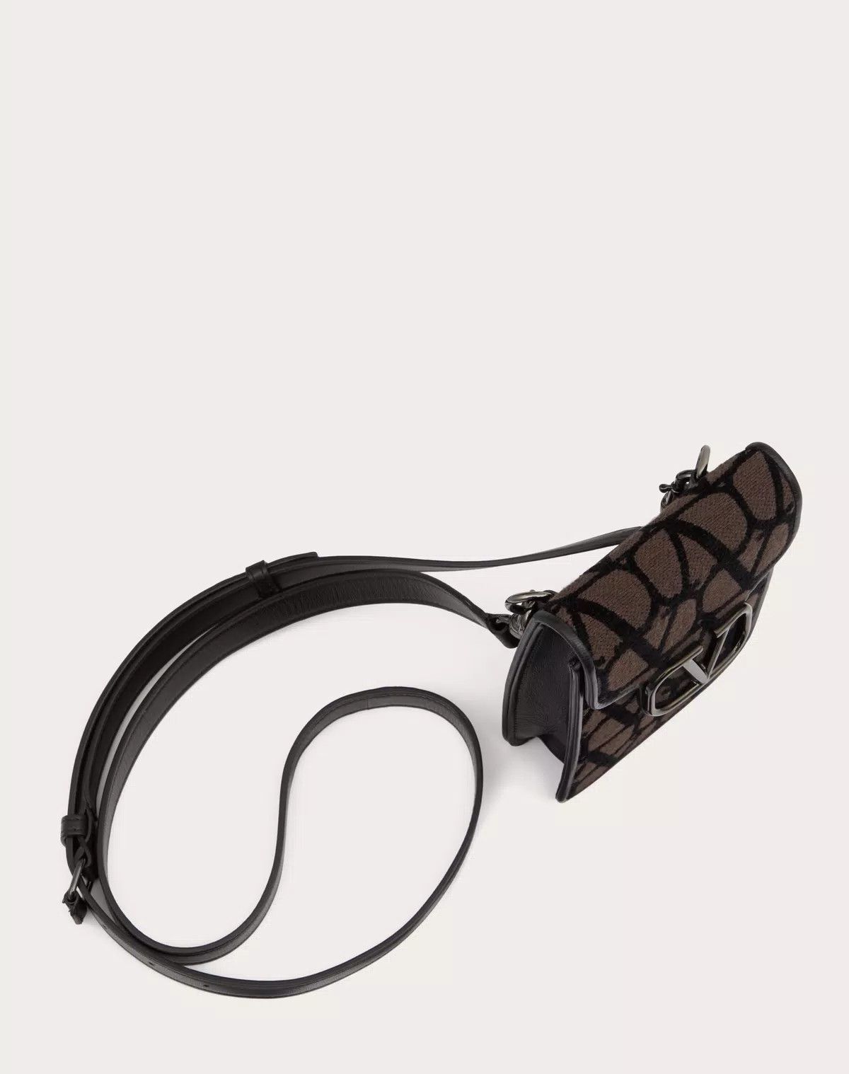 Valentino oc11z0725 Size:OS/ Cross Body Mini Bag in Melange/Black Size ONE SIZE - 5 Thumbnail