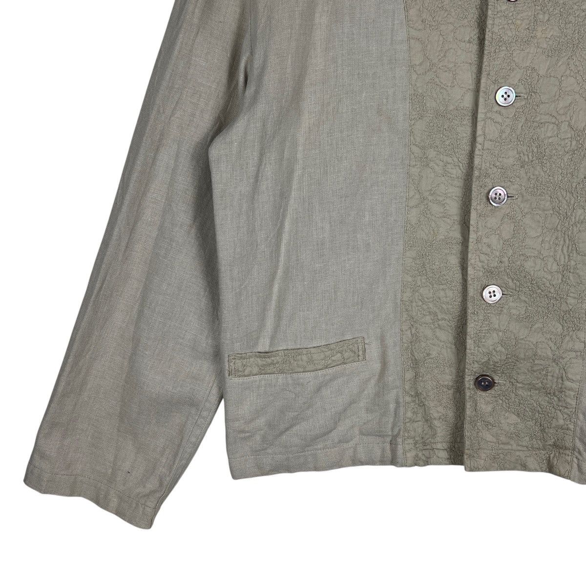 Issey Miyake Issey Miyake Plantation linen Cotton Cropped Jacket Size US M / EU 48-50 / 2 - 5 Thumbnail
