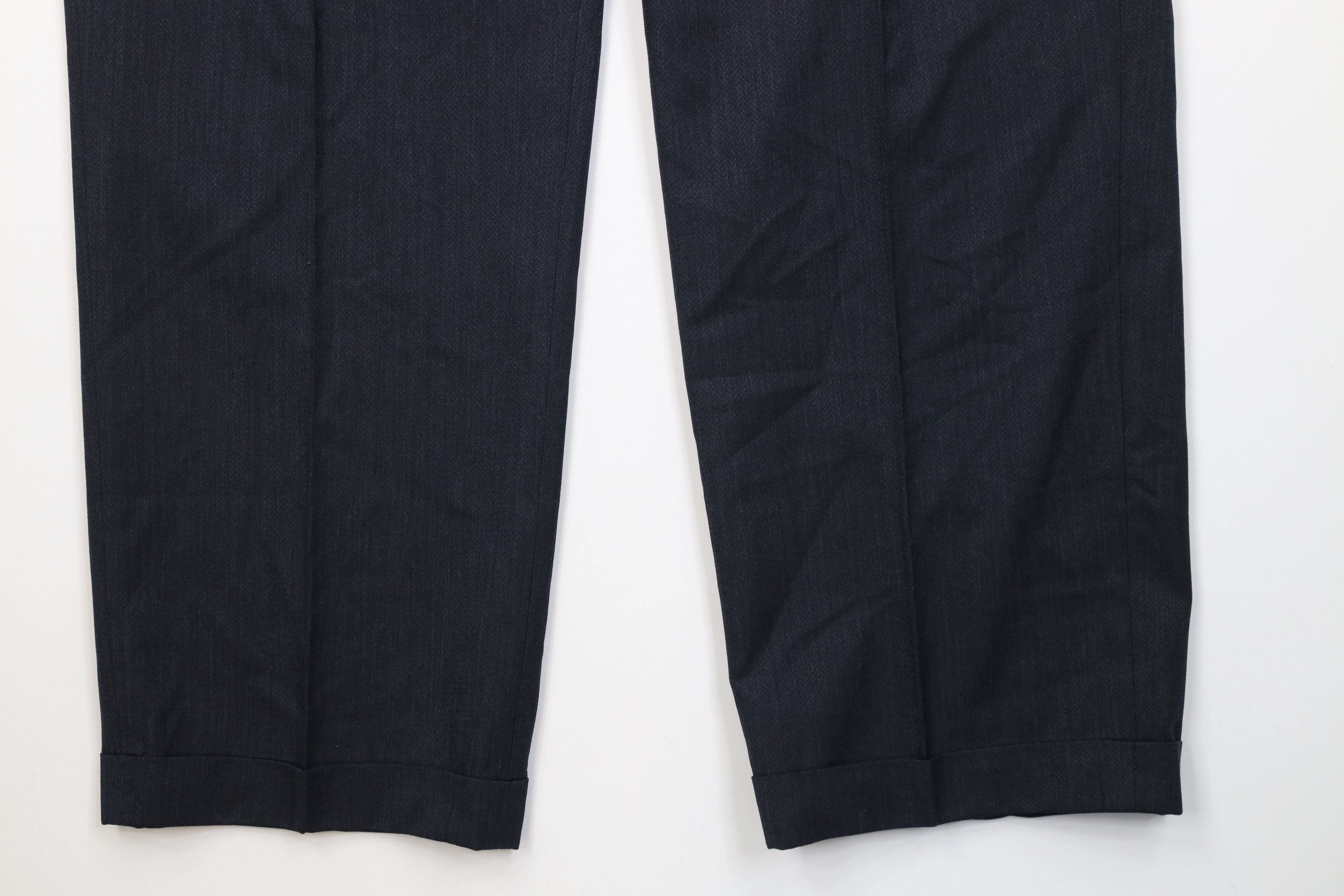 Vintage Vintage 90s Streetwear Striped Herringbone Wide Leg Pants Size US 36 / EU 52 - 4 Thumbnail