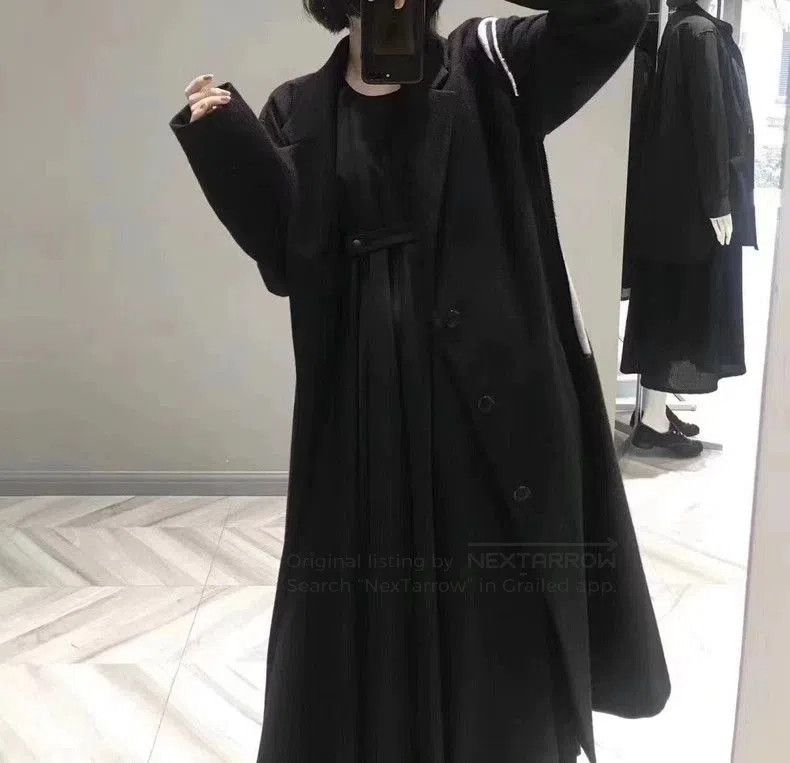 Yohji Yamamoto Yohji Yamamoto Wool Blend Long Coat Size US M / EU 48-50 / 2 - 1 Thumbnail