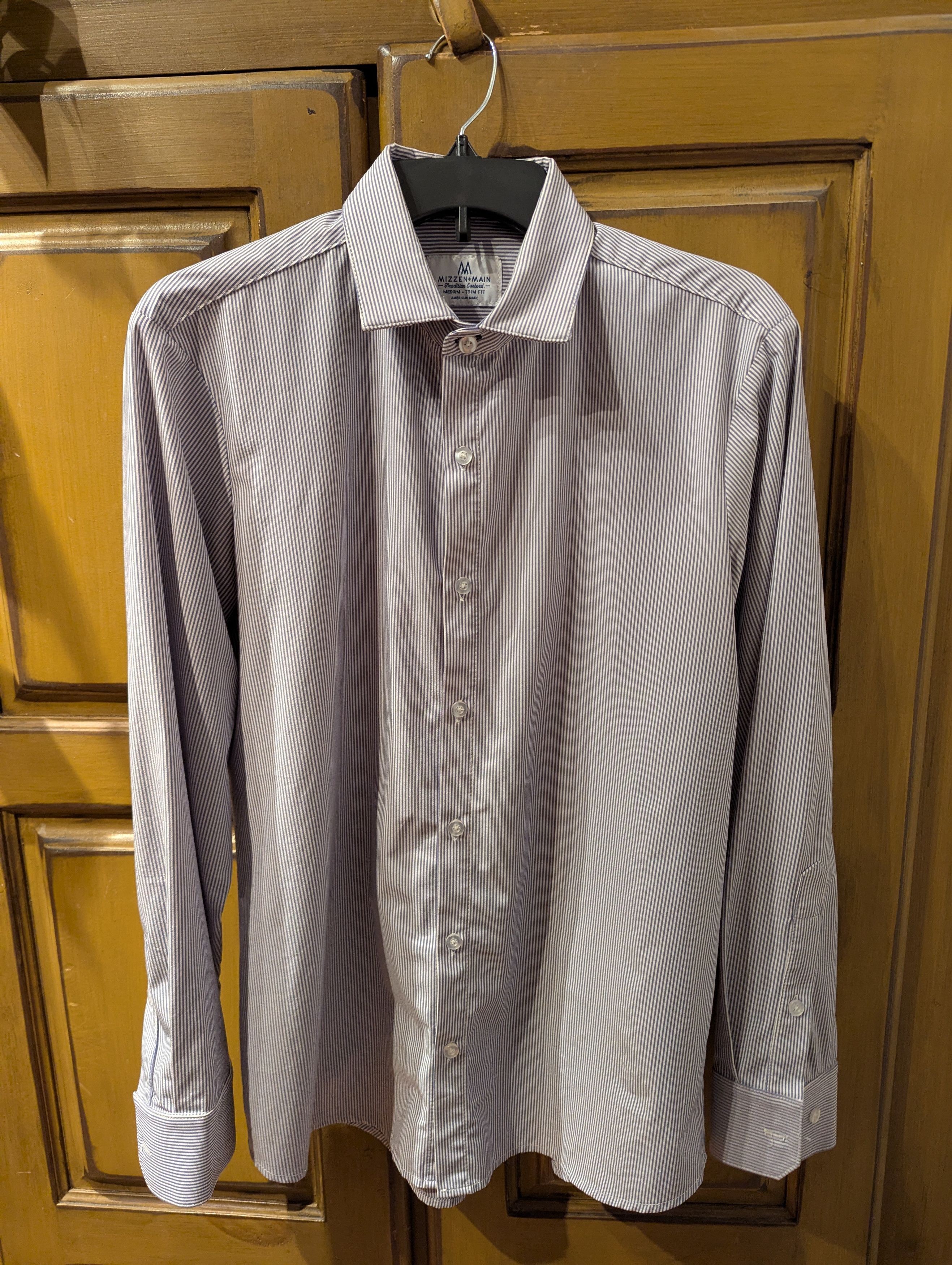 Mizzen+Main Leeward Dress Shirt Size US M / EU 48-50 / 2 - 1 Thumbnail