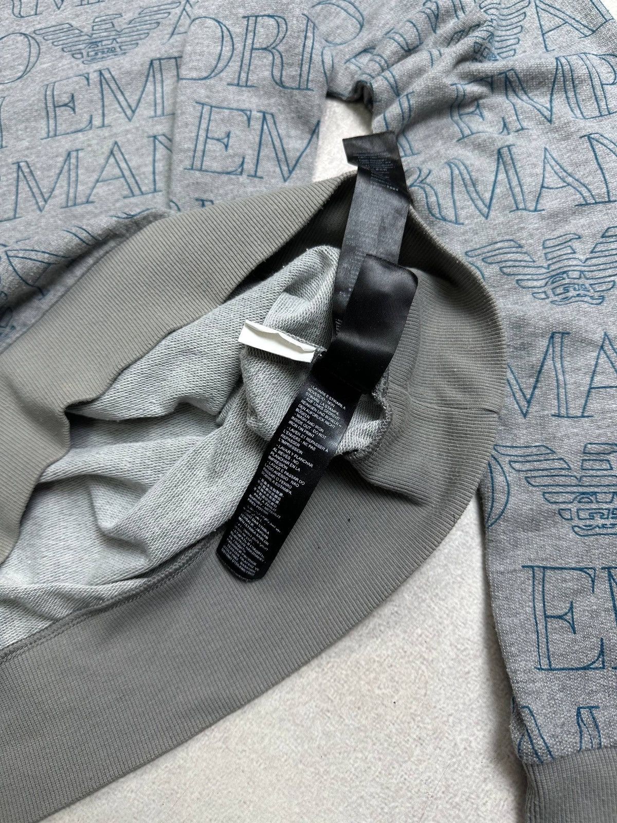 Armani Vintage Armani All Over Print Big Logo Sweatshirt Rare M Size US M / EU 48-50 / 2 - 6 Thumbnail
