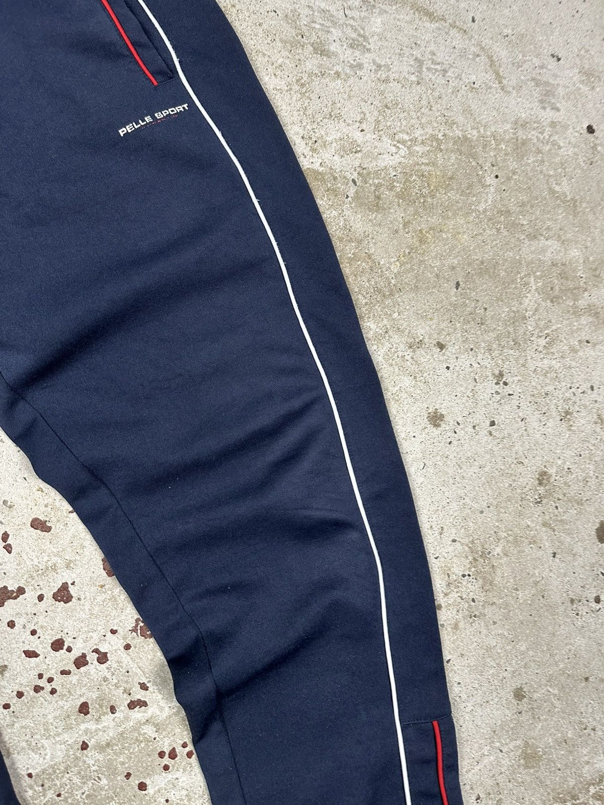 Pelle Pelle Vintage Y2K Pelle Pelle Sport Navy Track Pants Rap Hip Hop Size US 36 / EU 52 - 6 Thumbnail