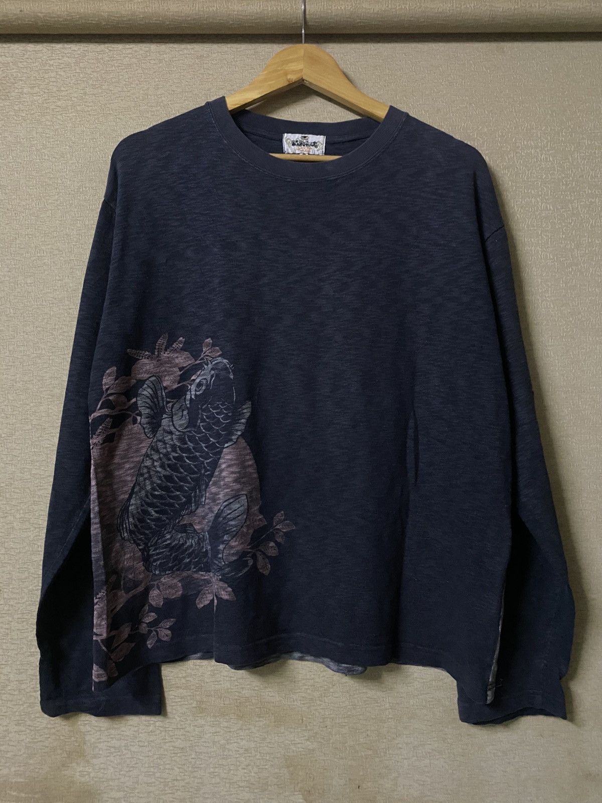 Hysteric Glamour Rare💥 KARAKURI TAMASHI Koi Fish Scale Longsleeve Emberoidery Size US L / EU 52-54 / 3 - 2 Thumbnail