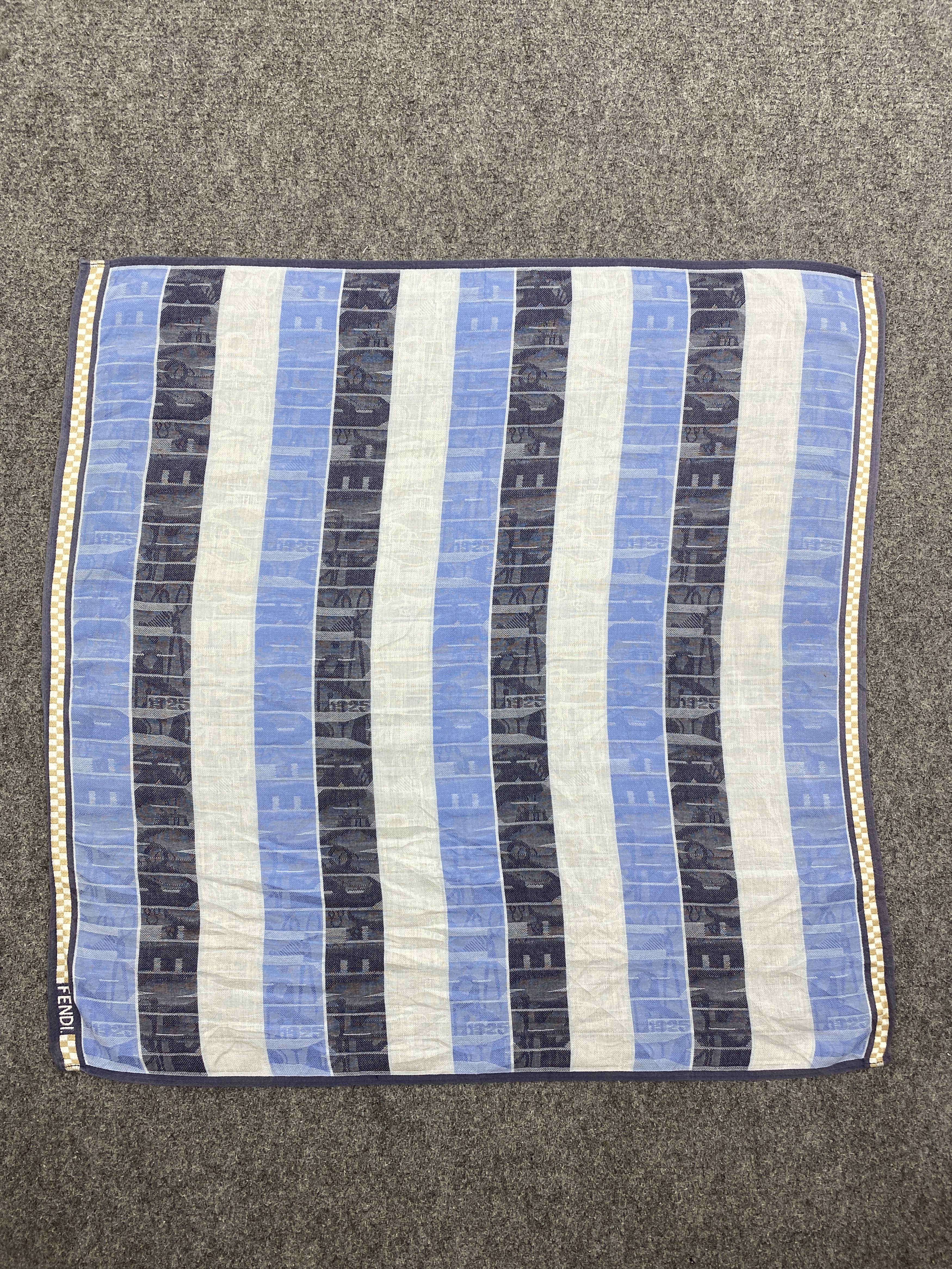 Fendi Vintage Fendi Handkerchief / Neckerchief / bandana HKC0970 Size ONE SIZE - 4 Thumbnail