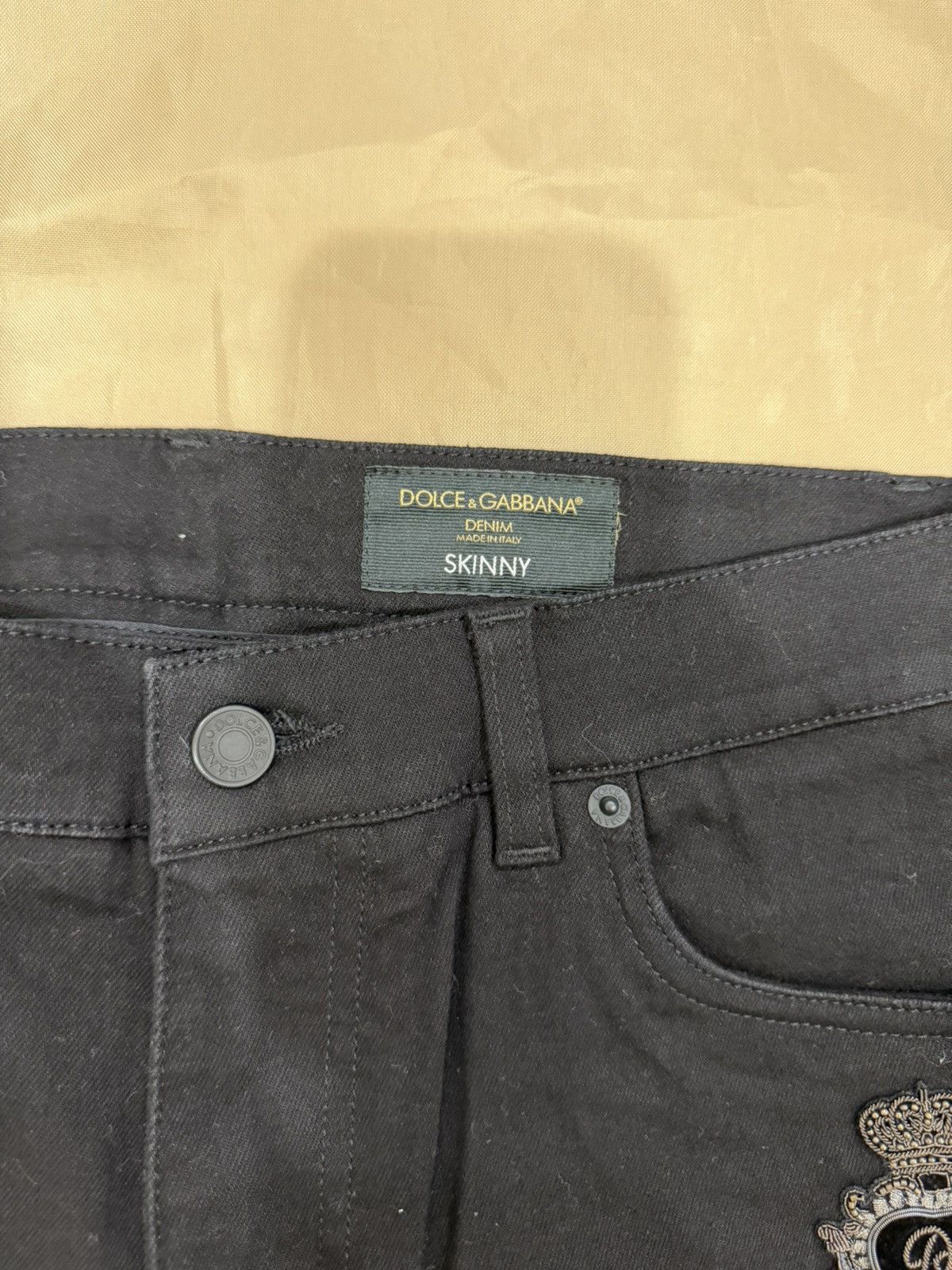 Dolce & Gabbana DOLCE & GABBANA SLIM-FIT SIDE STRIPE JEANS size 50 Size US 34 / EU 50 - 3 Thumbnail