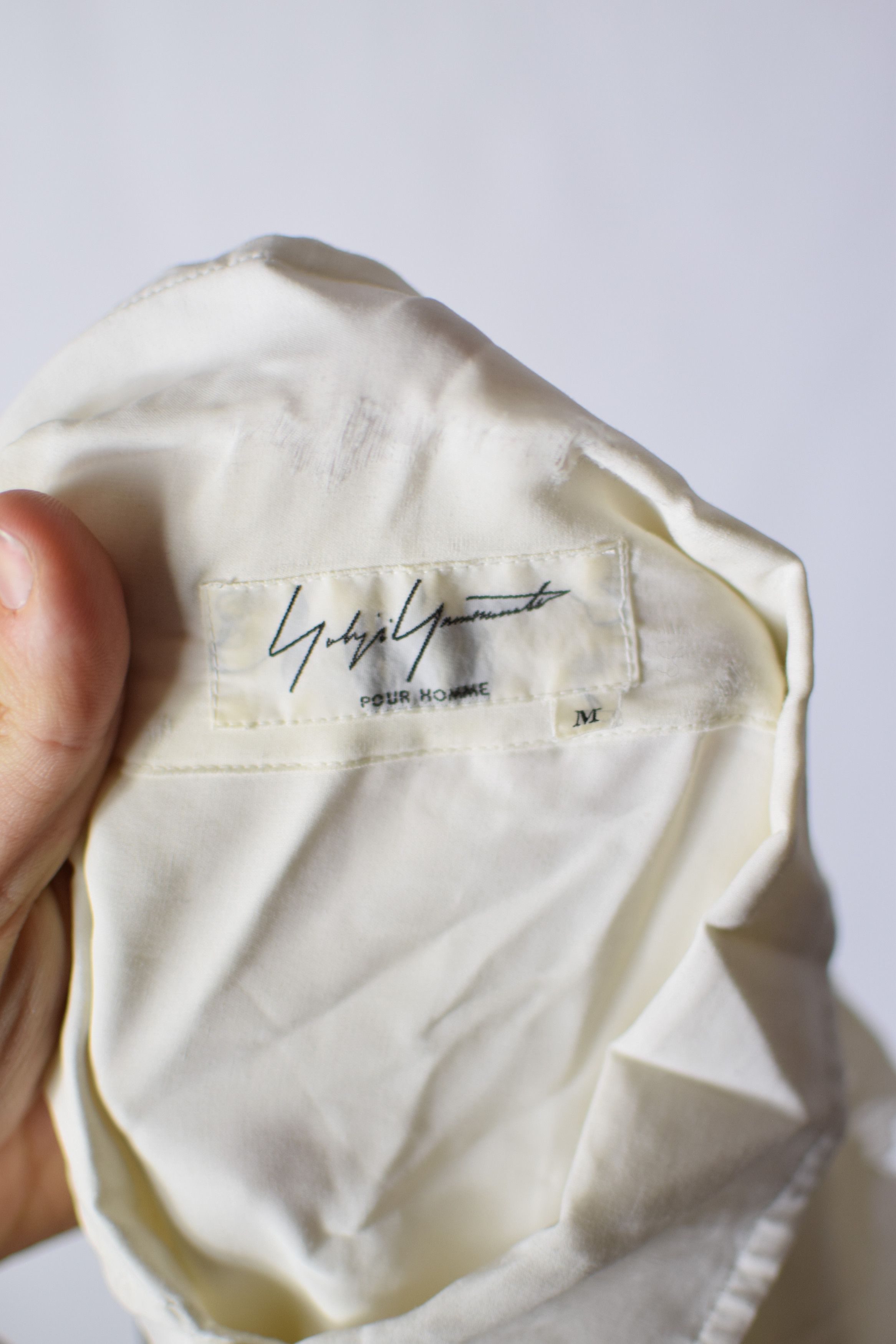 Yohji Yamamoto YYPH SS92 Archive Hole Shirt Size US L / EU 52-54 / 3 - 12 Thumbnail