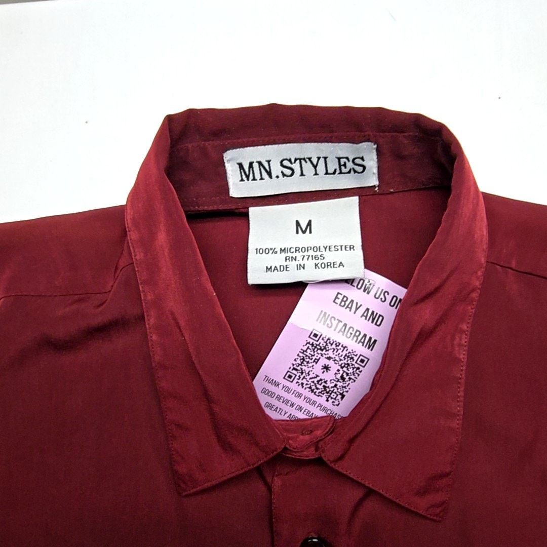 Vintage Vintage Scorpion Embroidered Button Up Red Mens Medium Size US M / EU 48-50 / 2 - 4 Thumbnail