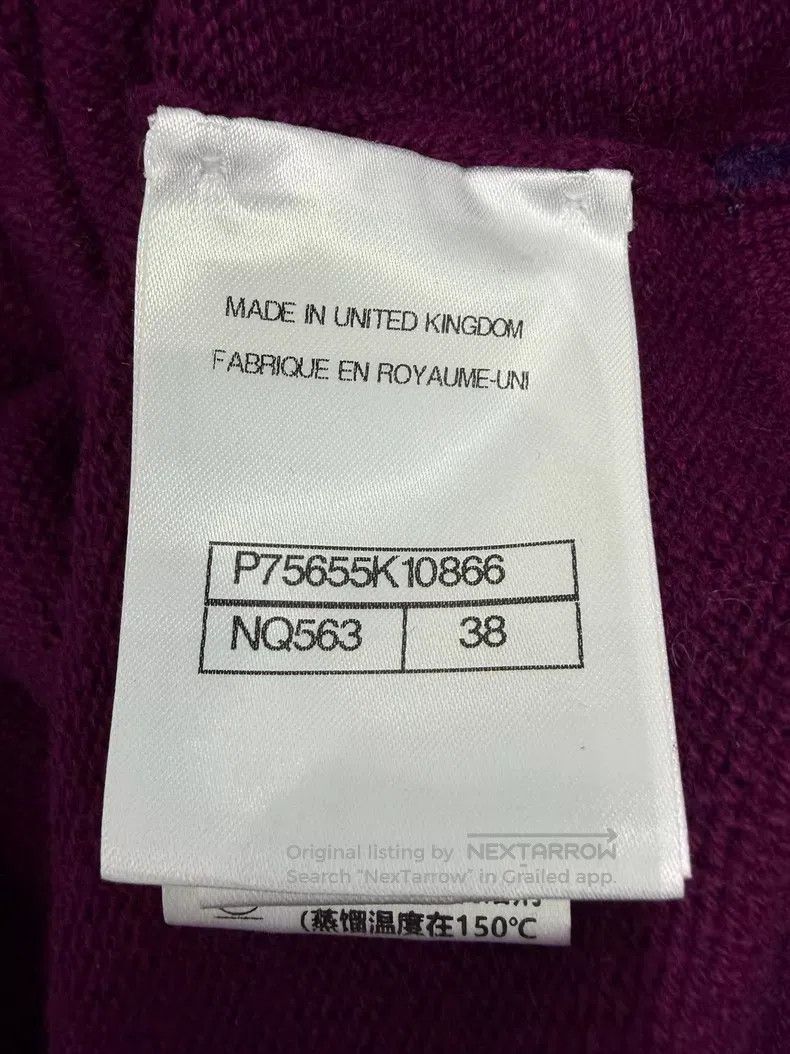 Chanel Chanel Handicraft Workshop Short Purple Cashmere Knitwear Size XS / US 0-2 / IT 36-38 - 5 Thumbnail