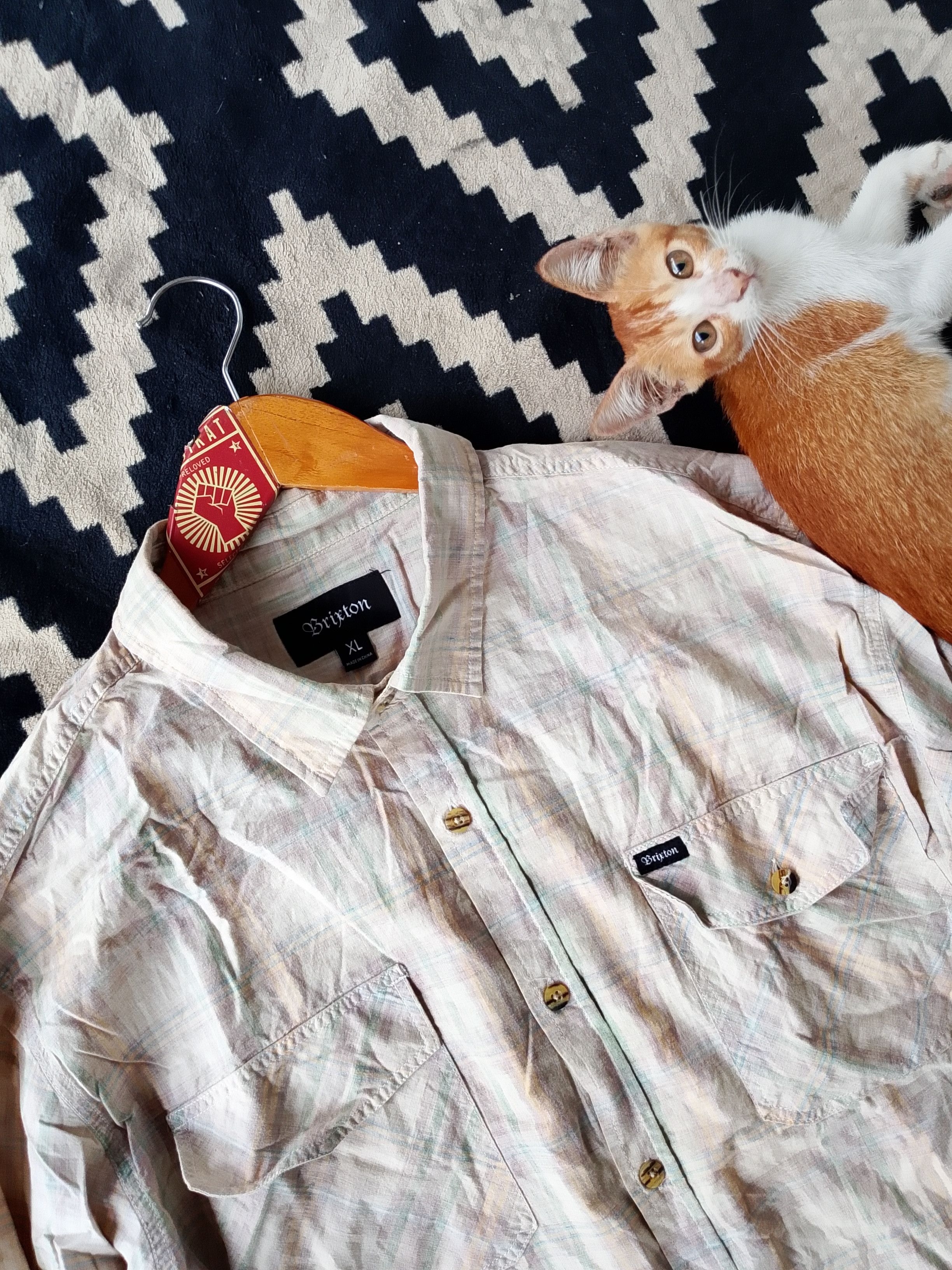 Brixton Classic Brixton Plaid Flannel Buttery Soft Heritage Piece Size US XL / EU 56 / 4 - 5 Thumbnail
