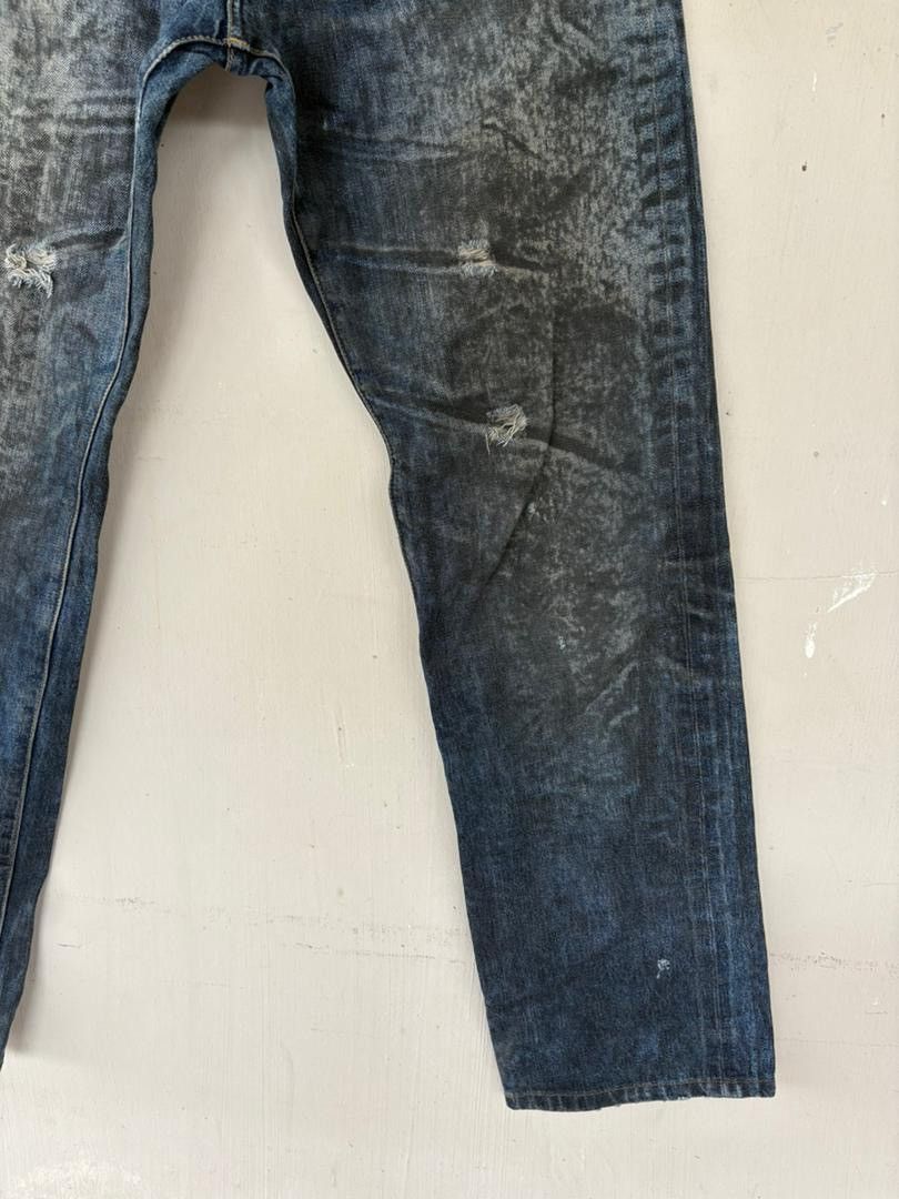 Paul Smith VTG Paul Smith Distressed Denim Pant Design Selvedge Rare Size US 30 / EU 46 - 5 Thumbnail