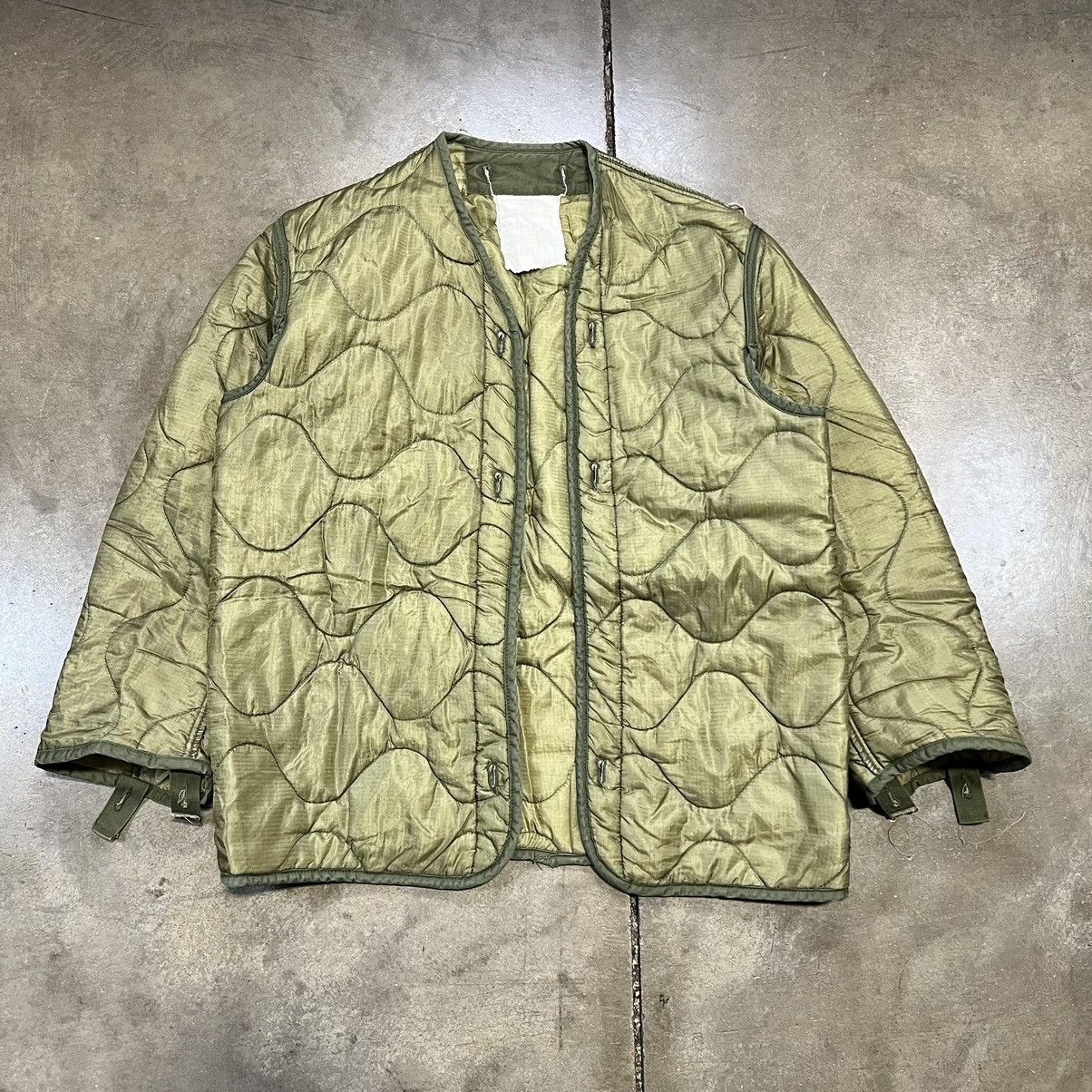 Vintage Vintage 70s 80s OG 107 Military Jacket Liner Quilted Army Size US L / EU 52-54 / 3 - 1 Thumbnail
