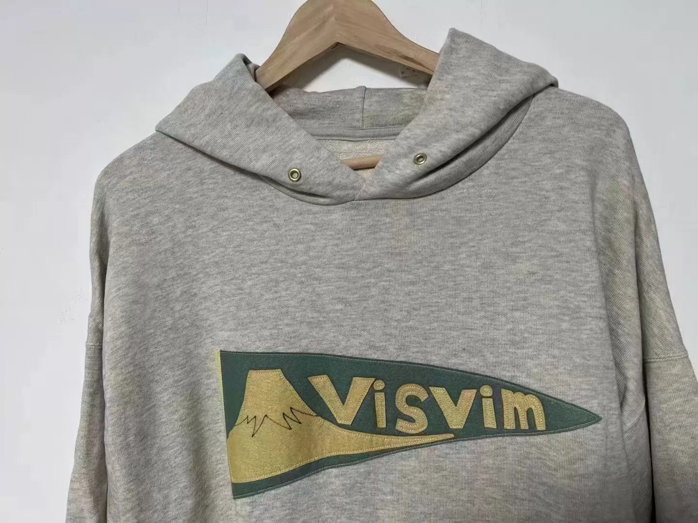 Visvim visvim 18aw jumbo hoodie p.o grey4 w/ vv logo print Size US XL / EU 56 / 4 - 2 Thumbnail