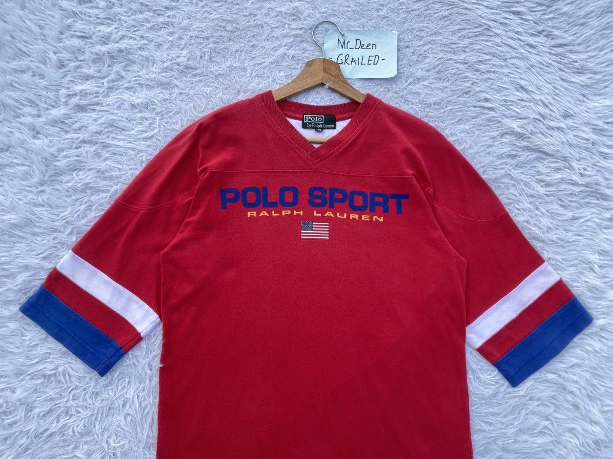 Polo Ralph Lauren Vintage Polo Sport Polo Ralph Lauren 3/4 Sleeves Shirt Size US M / EU 48-50 / 2 - 3 Thumbnail