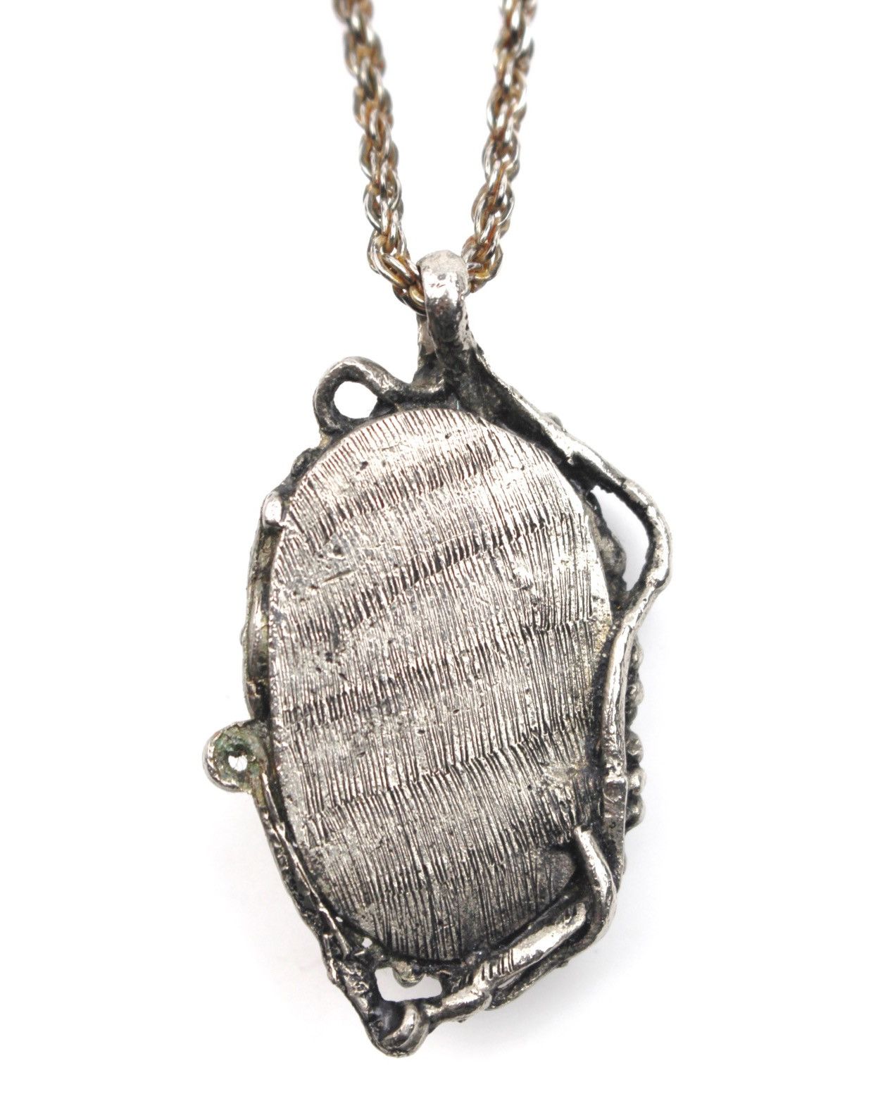 If Six Was Nine 2000S VICTORIAN ART NOUVEAU FAUX PEARL SILVER TONE NECKLACE Size ONE SIZE - 4 Thumbnail