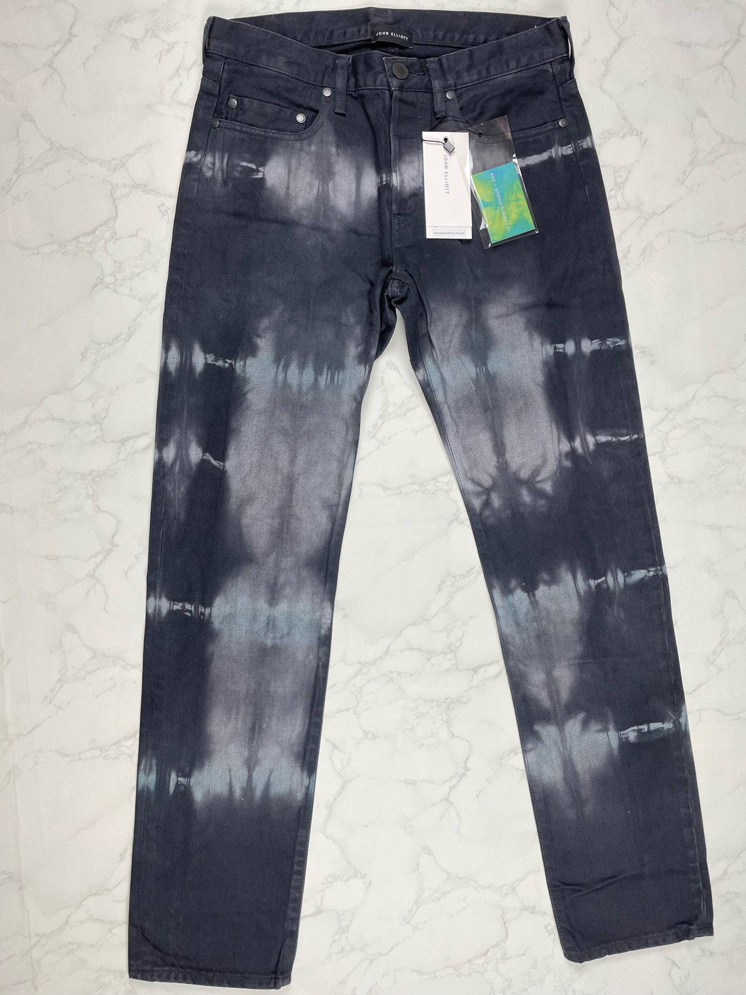 John Elliott 🔥[SALE]🔥 John Elliott Daze Surface Tie Dye Jeans Size US 28 / EU 44 - 2 Thumbnail