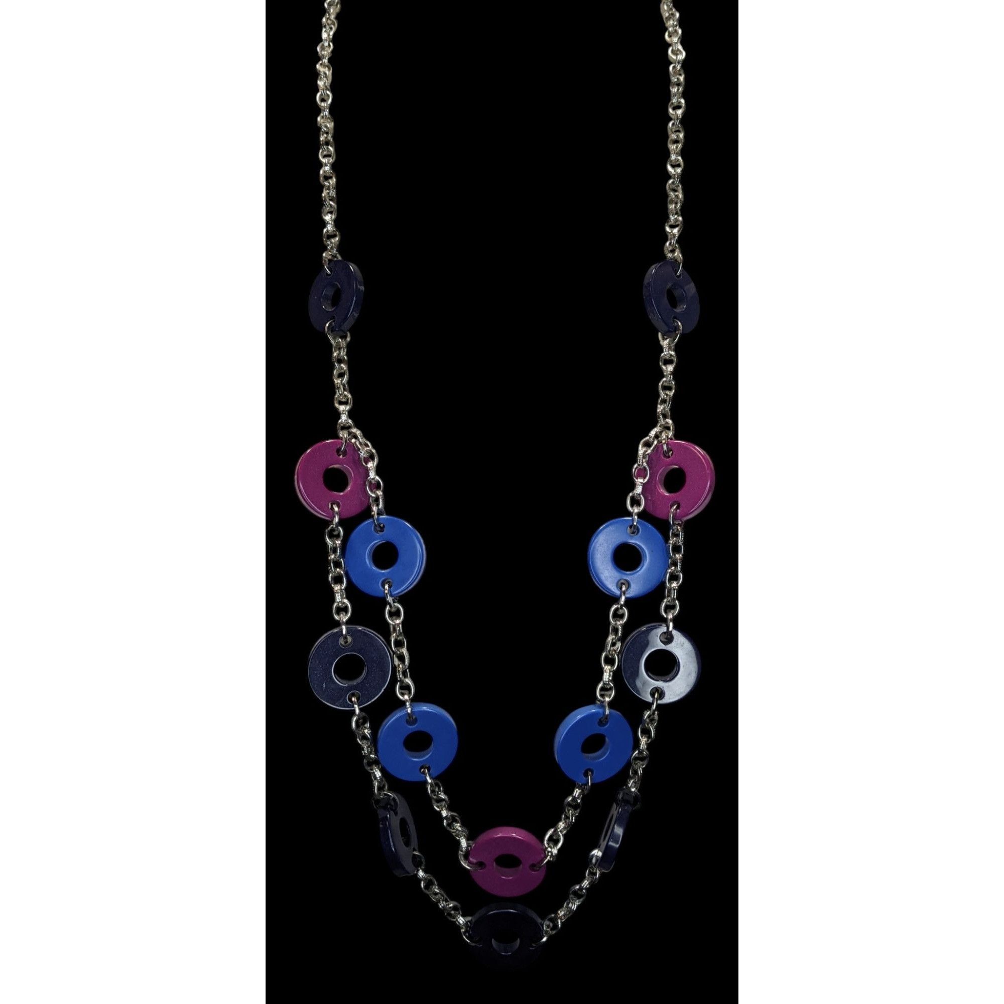 Other Colorful Multi-Layer Circle Layered Station Necklace Size ONE SIZE - 4 Thumbnail