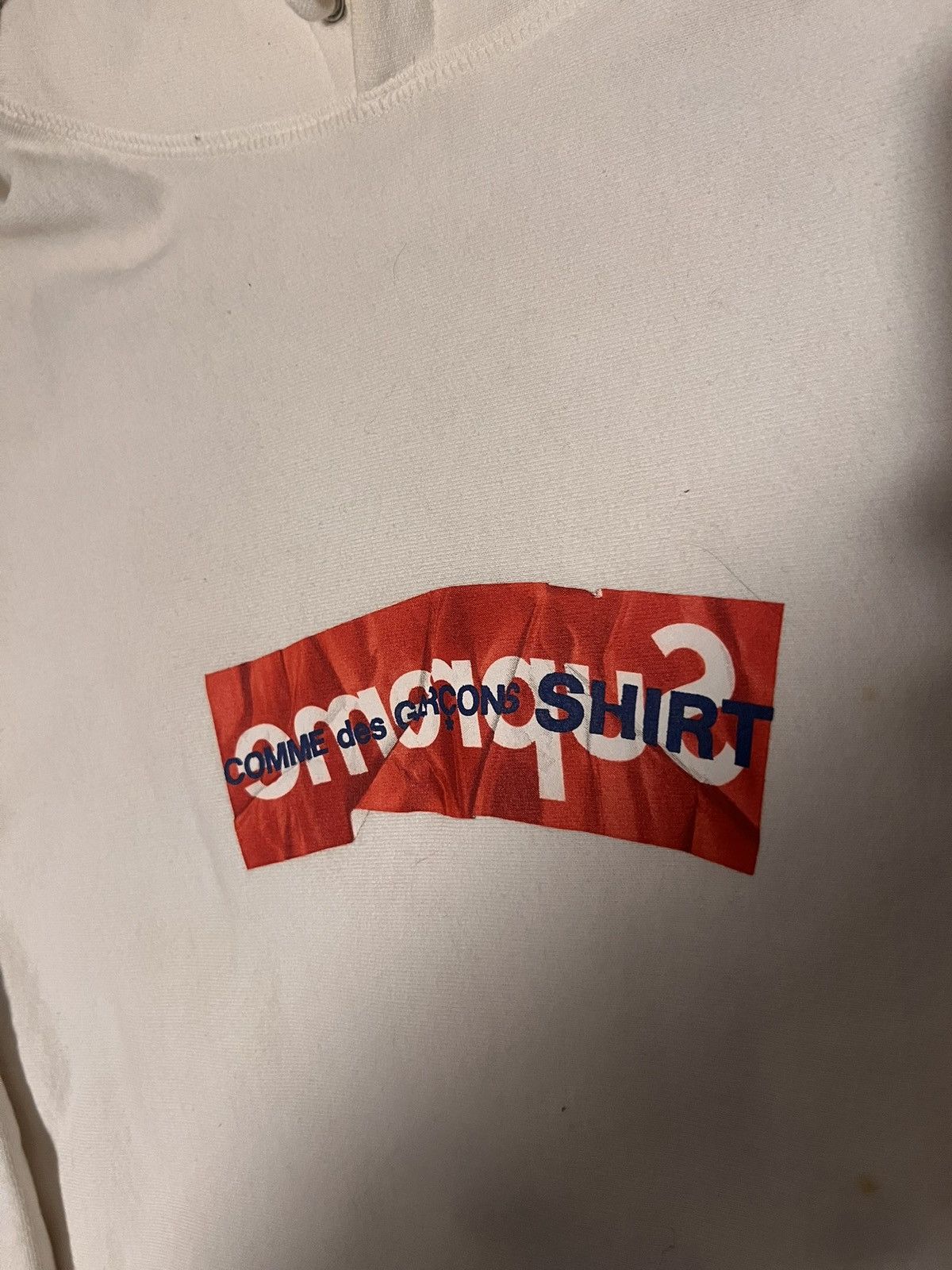 Supreme L Supreme CDG Box Logo Hoodie Size US L / EU 52-54 / 3 - 2 Thumbnail