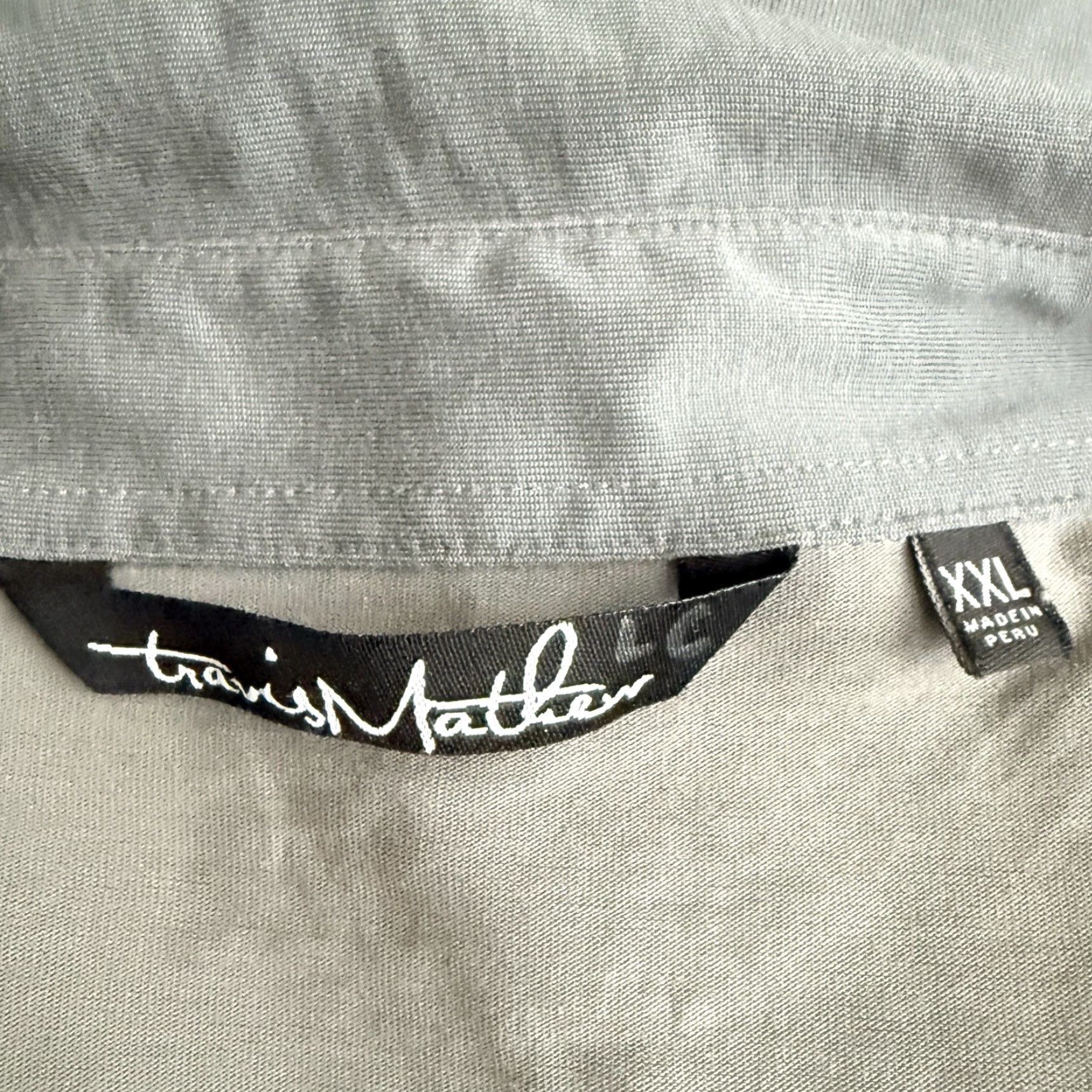 TravisMathew TRAVIS MATHEW Gray Casual Polo Shirt Adult XXL Mens Size US XXL / EU 58 / 5 - 4 Thumbnail