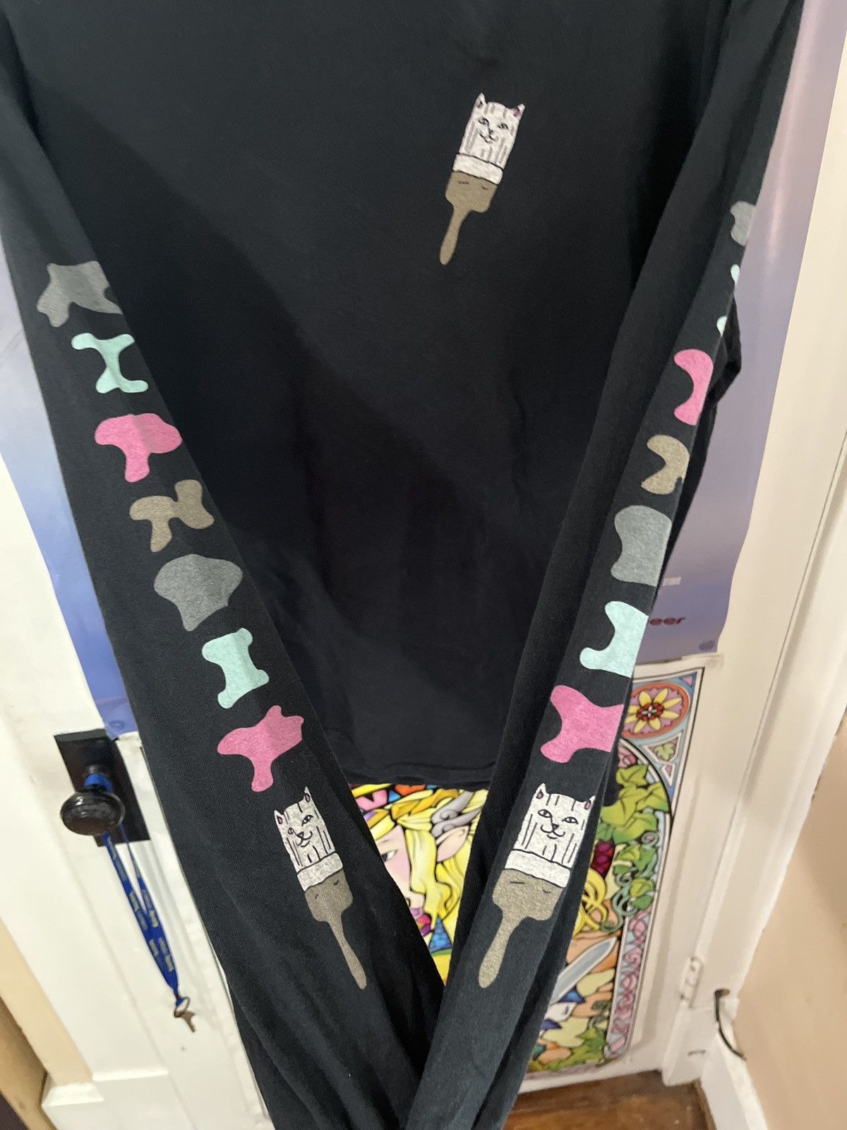 RIPNDIP Ripndip bob ross tee Size US L / EU 52-54 / 3 - 3 Thumbnail