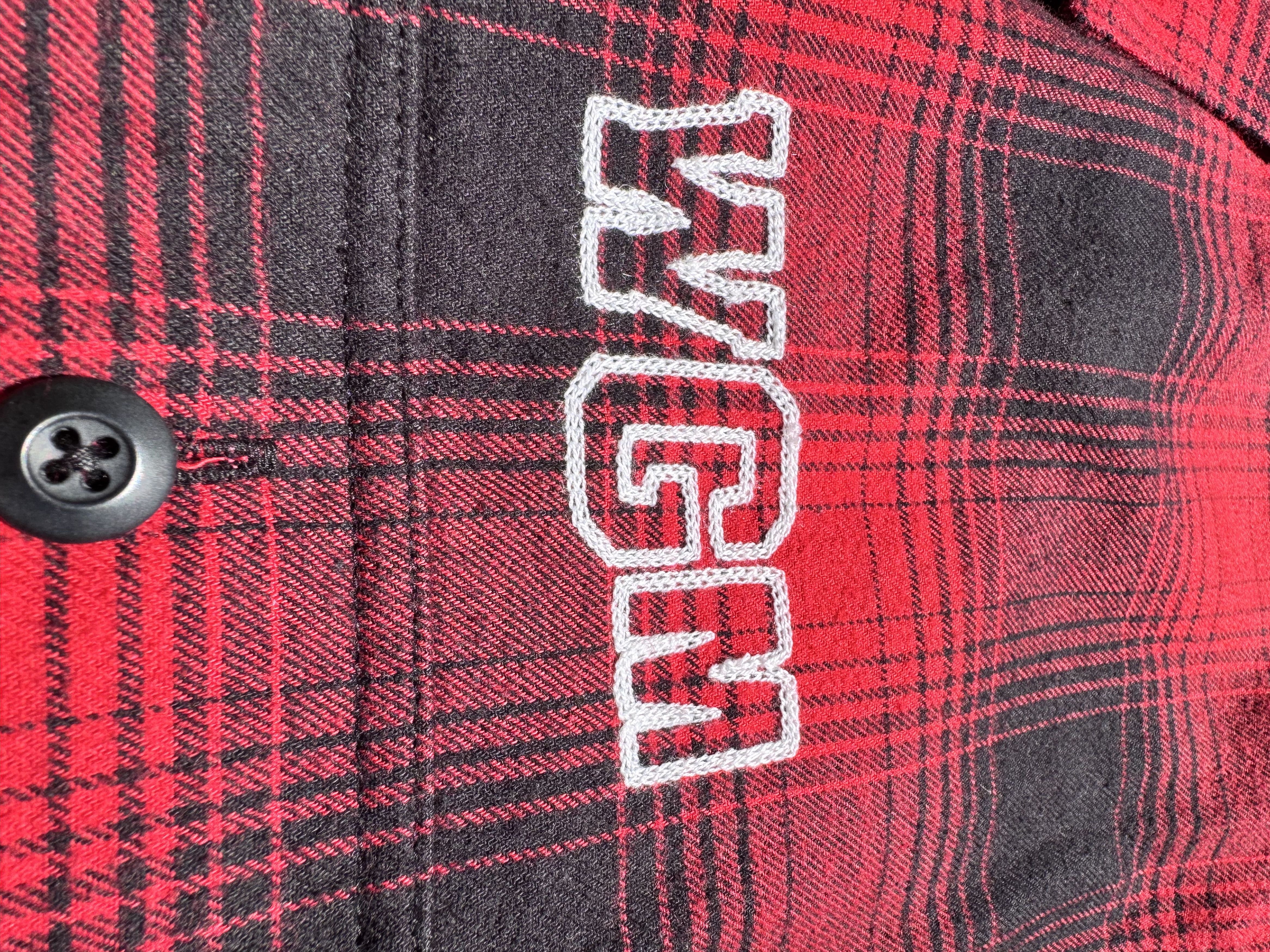 Bape a bathing ape check shark relaxed fit flannel shirt Size US M / EU 48-50 / 2 - 3 Thumbnail