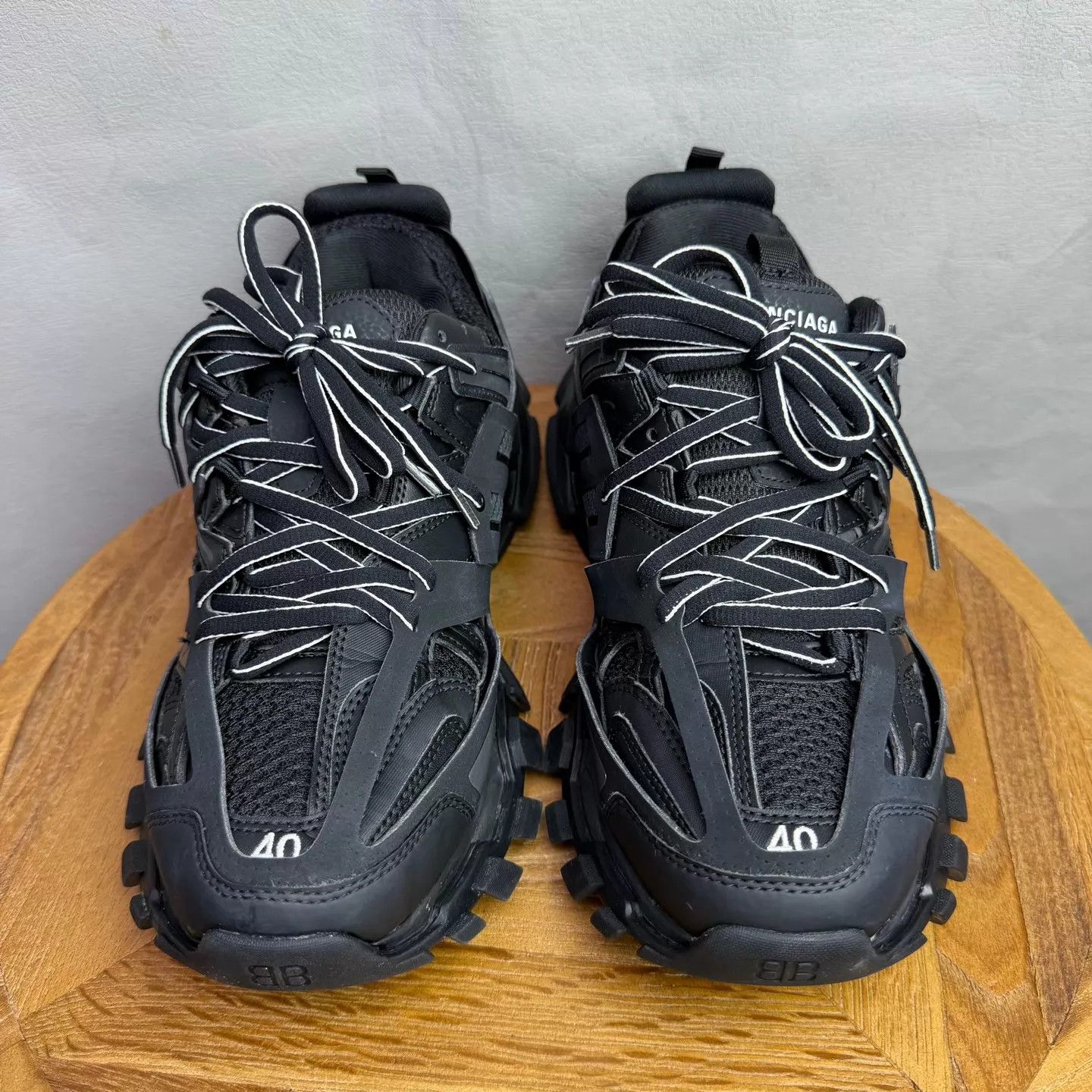 Balenciaga Balenciaga Track Black 40 98 New (No Side Tags, Original Box) Size US 7 / EU 40 - 2 Thumbnail