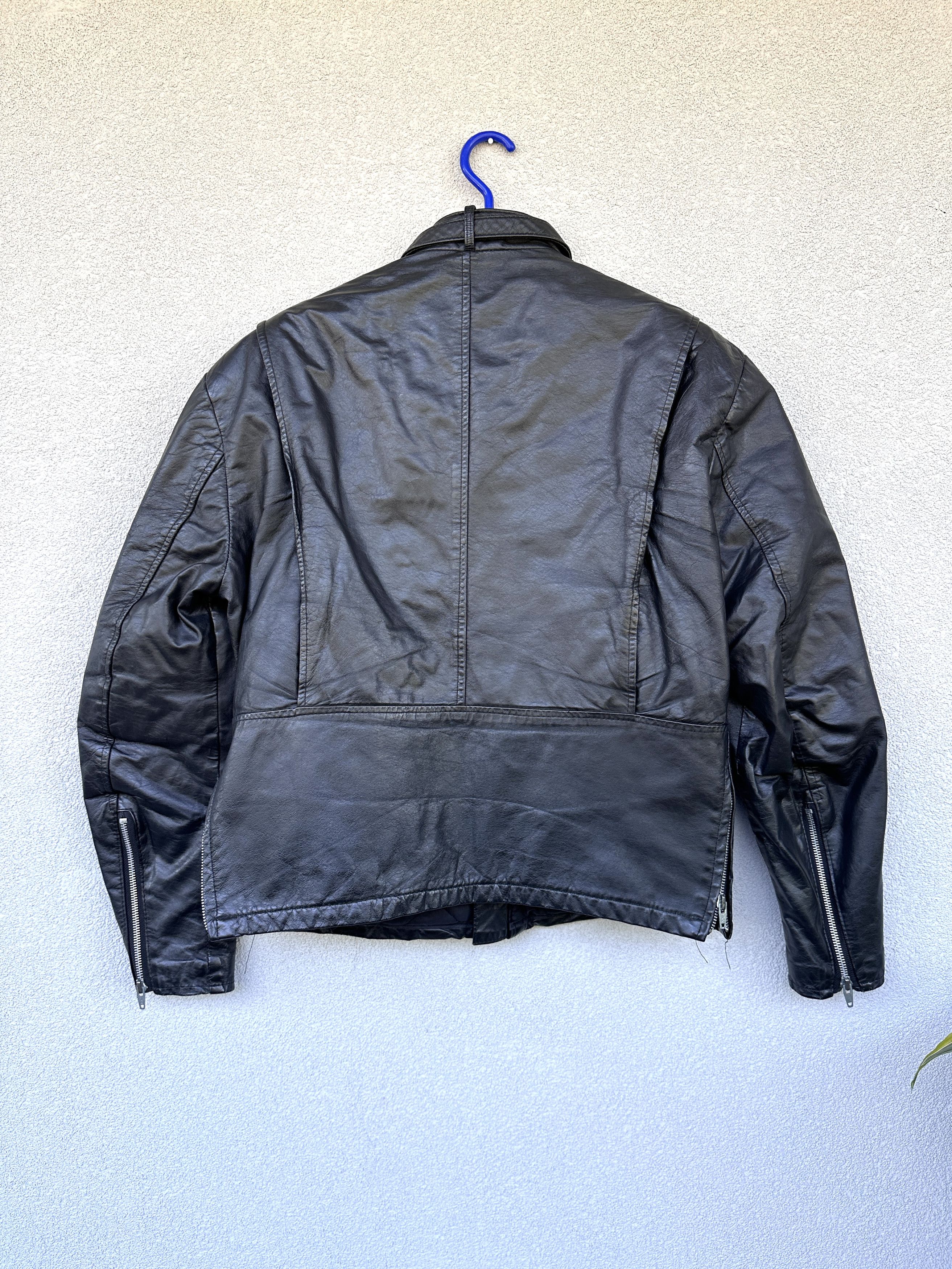 Vintage Vintage leather avant garde women biker jacket Size L / US 10 / IT 46 - 8 Thumbnail