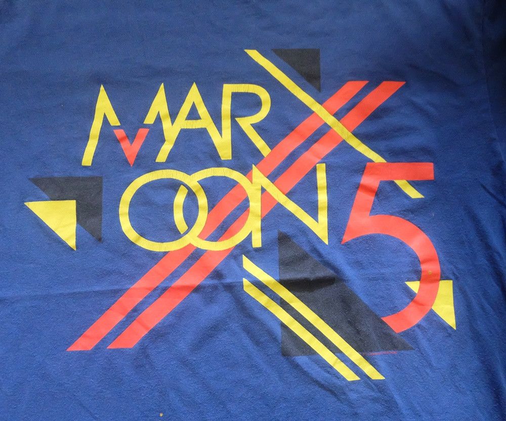 Band Tees Maroon 5 2013s Tour Tee Size US M / EU 48-50 / 2 - 2 Thumbnail