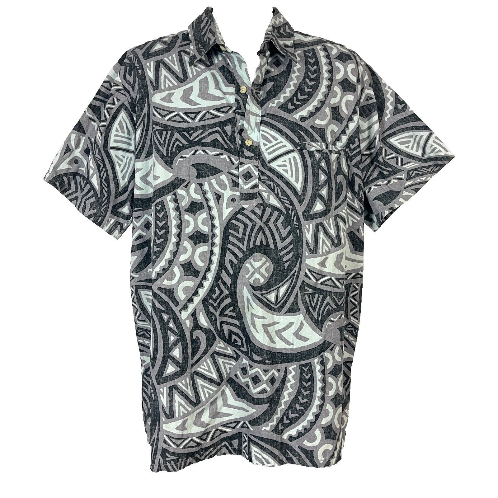 Other Go Barefoot Mens Hawaiian Shirt size XL Tall XLT 52x32 Pullo Size US XL / EU 56 / 4 - 2 Thumbnail