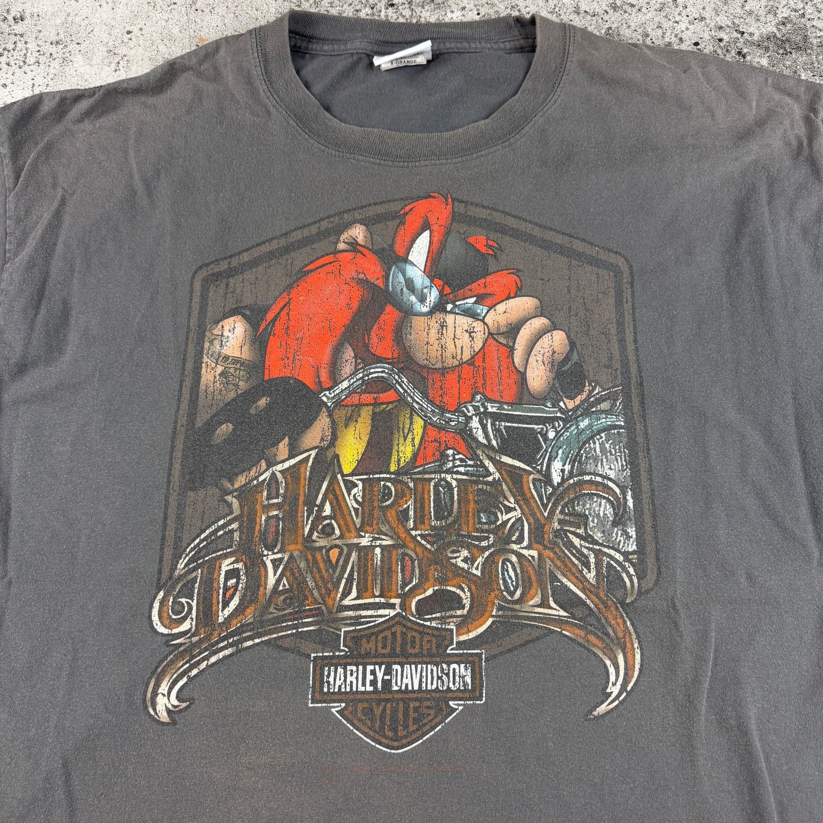 Harley Davidson Vintage Harley Davidson Looney Tunes Shirt XL Yosemite Sam Size US XL / EU 56 / 4 - 2 Thumbnail