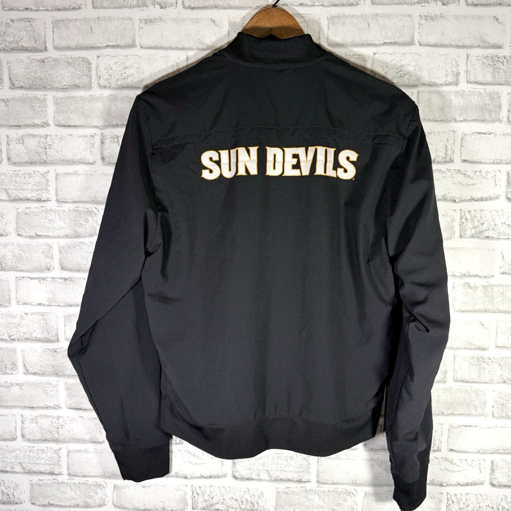 Adidas Adidas Jacket Track Jacket Full Zip Athletic Sun Devils Black Size S Womens Size S / US 4 / IT 40 - 5 Thumbnail