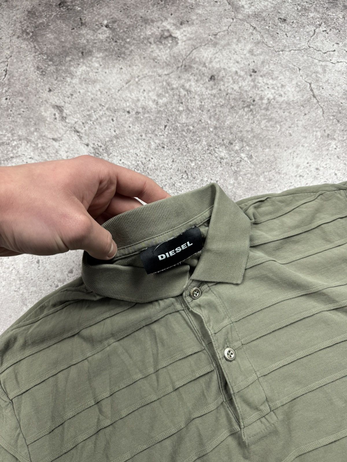 Diesel Avant Garde Diesel Junya Watanabe Style Y2K Rugby Polo Jpn Size US M / EU 48-50 / 2 - 4 Thumbnail