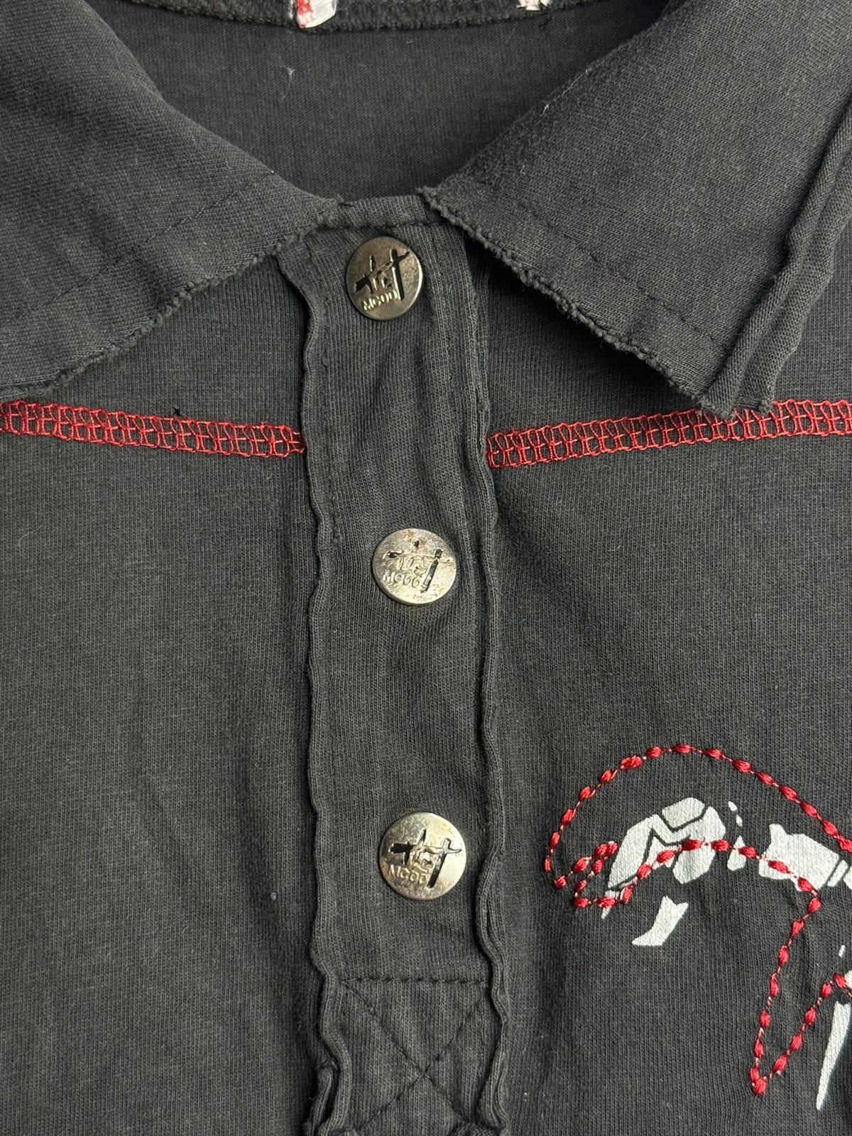 Beauty Beast × Hysteric Glamour × Japanese Brand Double Layers Scorpion 10f1 Long Sleeve Size US S / EU 44-46 / 1 - 8 Thumbnail