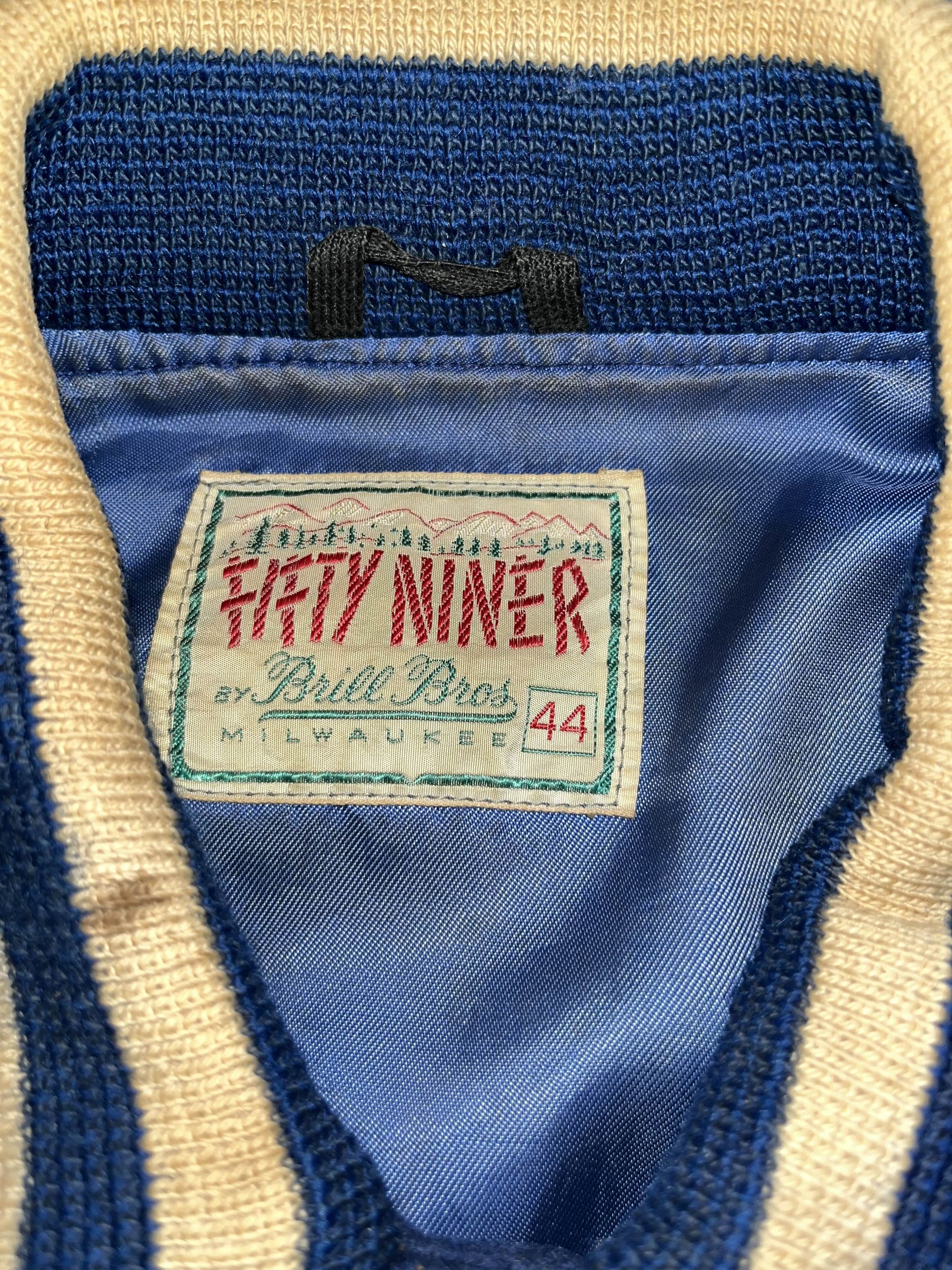 Vintage Vintage 50s Brill Bros Milwaukee Letterman Varsity Jacket Size US M / EU 48-50 / 2 - 2 Thumbnail