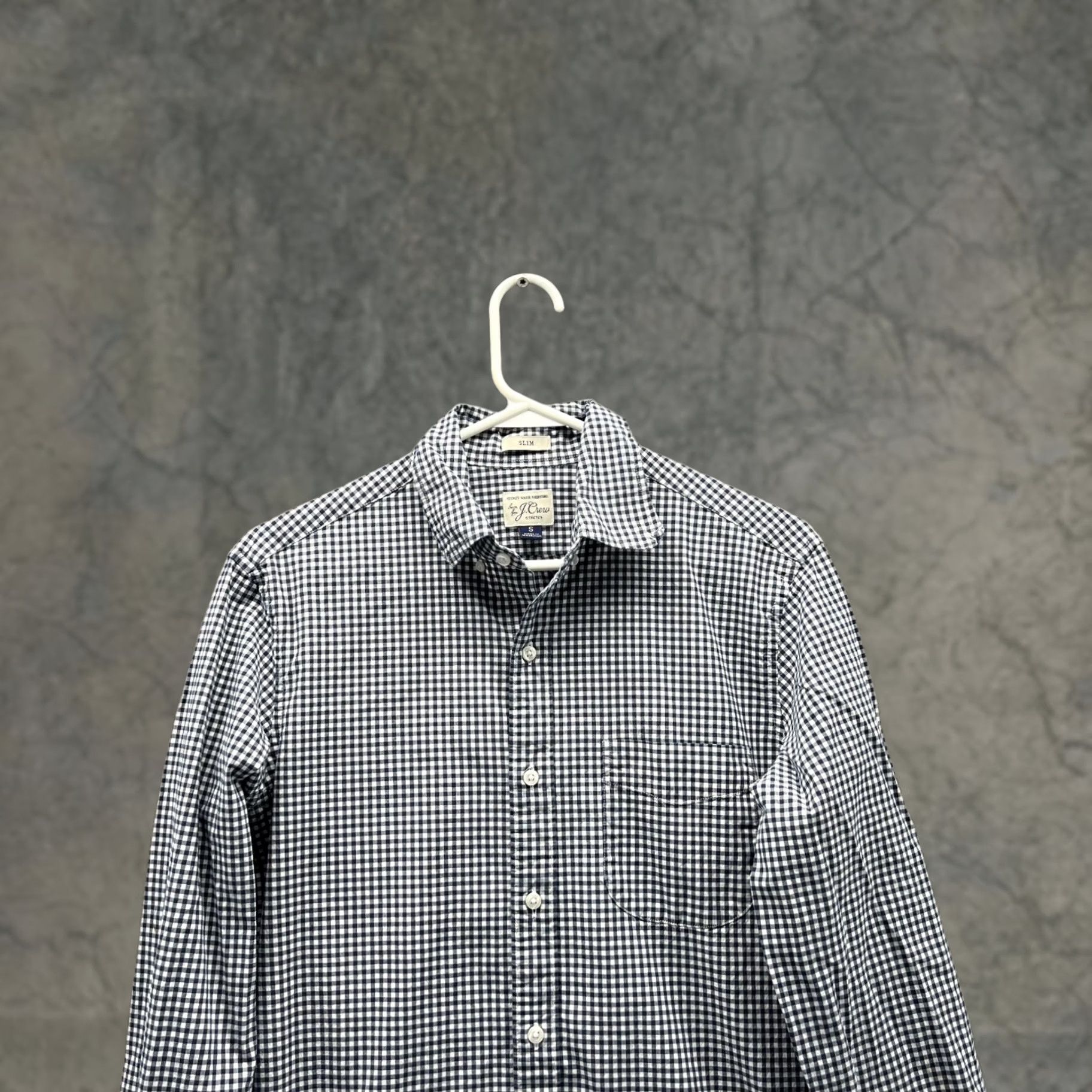 J.Crew VINTAGE J.CREW Shirt Men Small Blue Casual Button Down Preppy Slim Fit Gingham VTG Shirt Mens Size US S / EU 44-46 / 1 - 1 Thumbnail