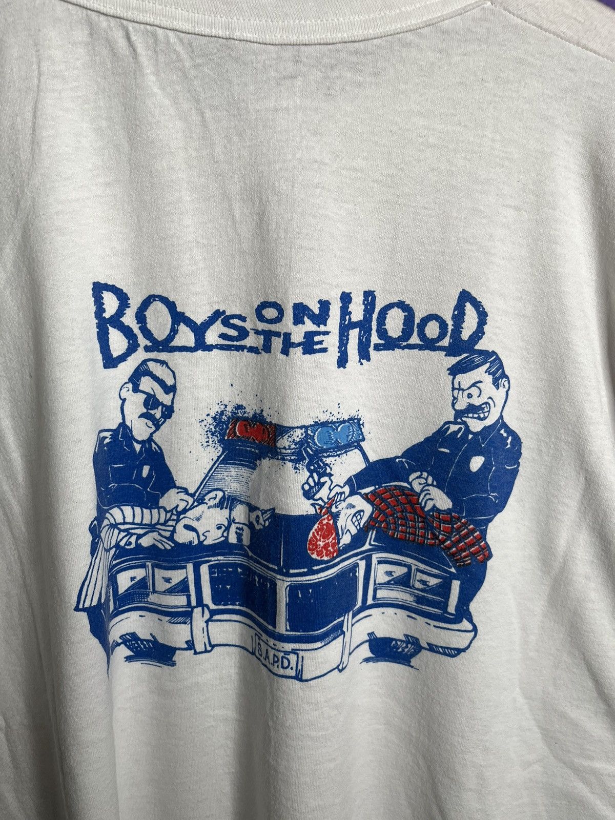 Vintage Vintage 90s Boys on the hood SAPD t-shirt Size US XXL / EU 58 / 5 - 3 Thumbnail