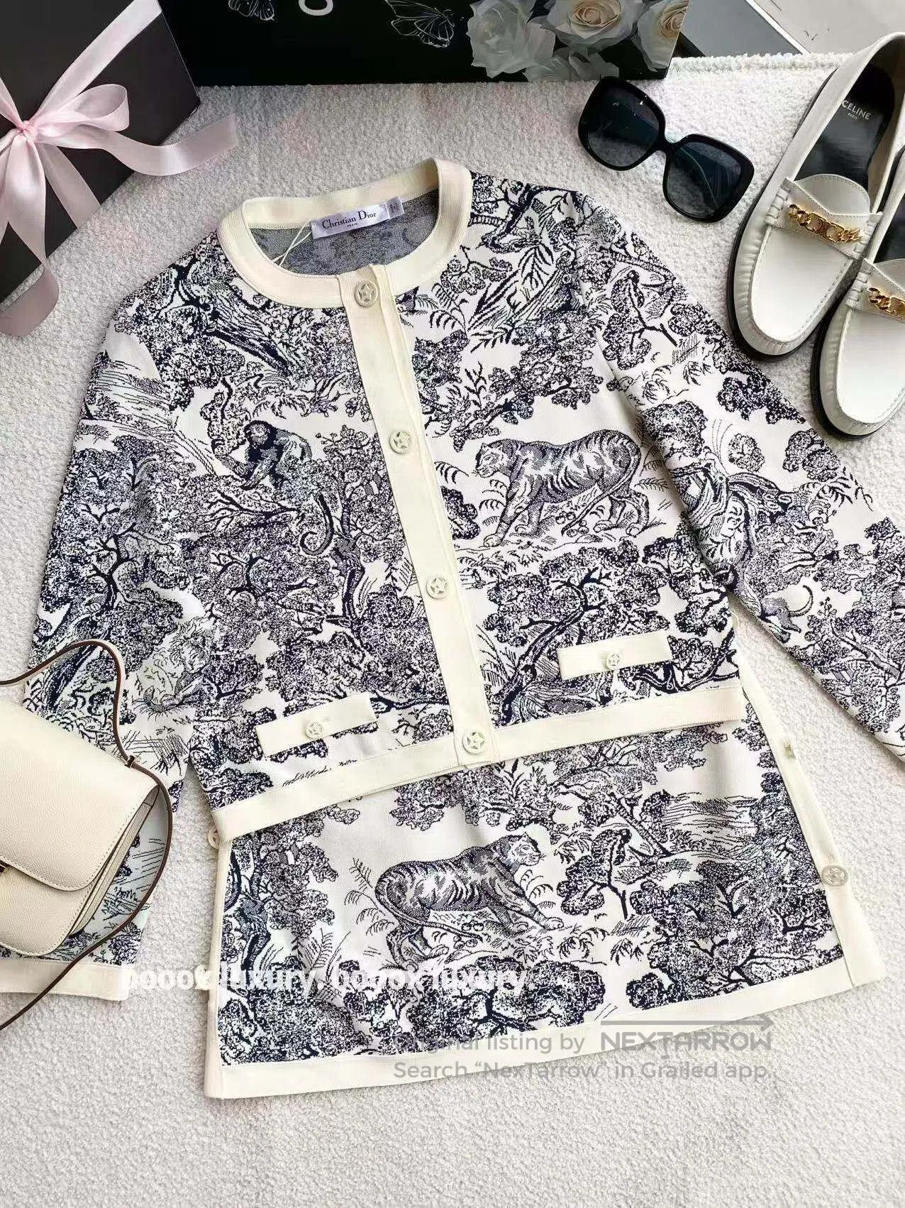 Dior Dior Early Spring Zoo Series Cardigan Set| Size XXS / US 00 / IT 34 - 1 Thumbnail