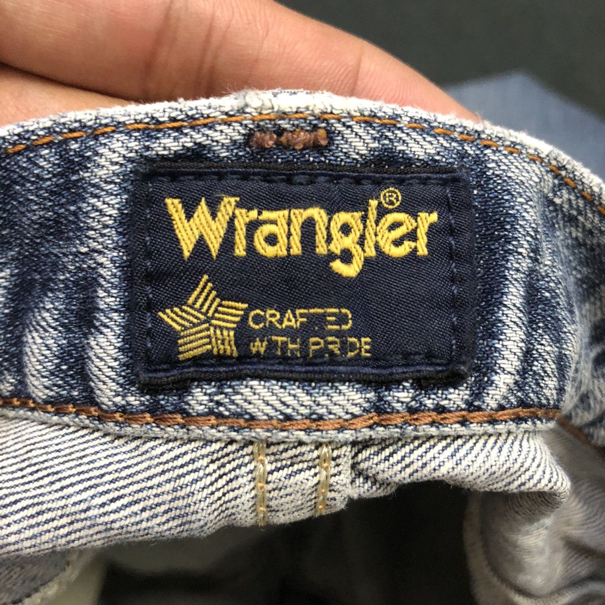 Jean × Wrangler Vintage Wrangler Jeans Distressed Denim Pants 34x39 Size US 33 - 13 Thumbnail