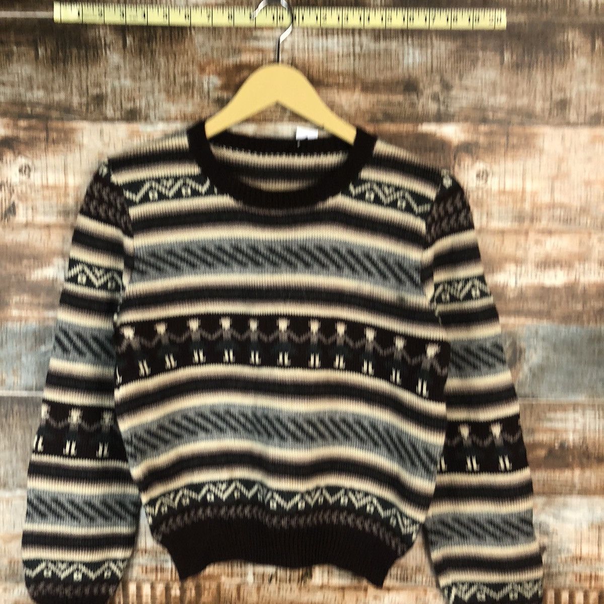 Vintage Japanese Brand Brown Knitwear #A1869 Size US XS / EU 42 / 0 - 2 Thumbnail