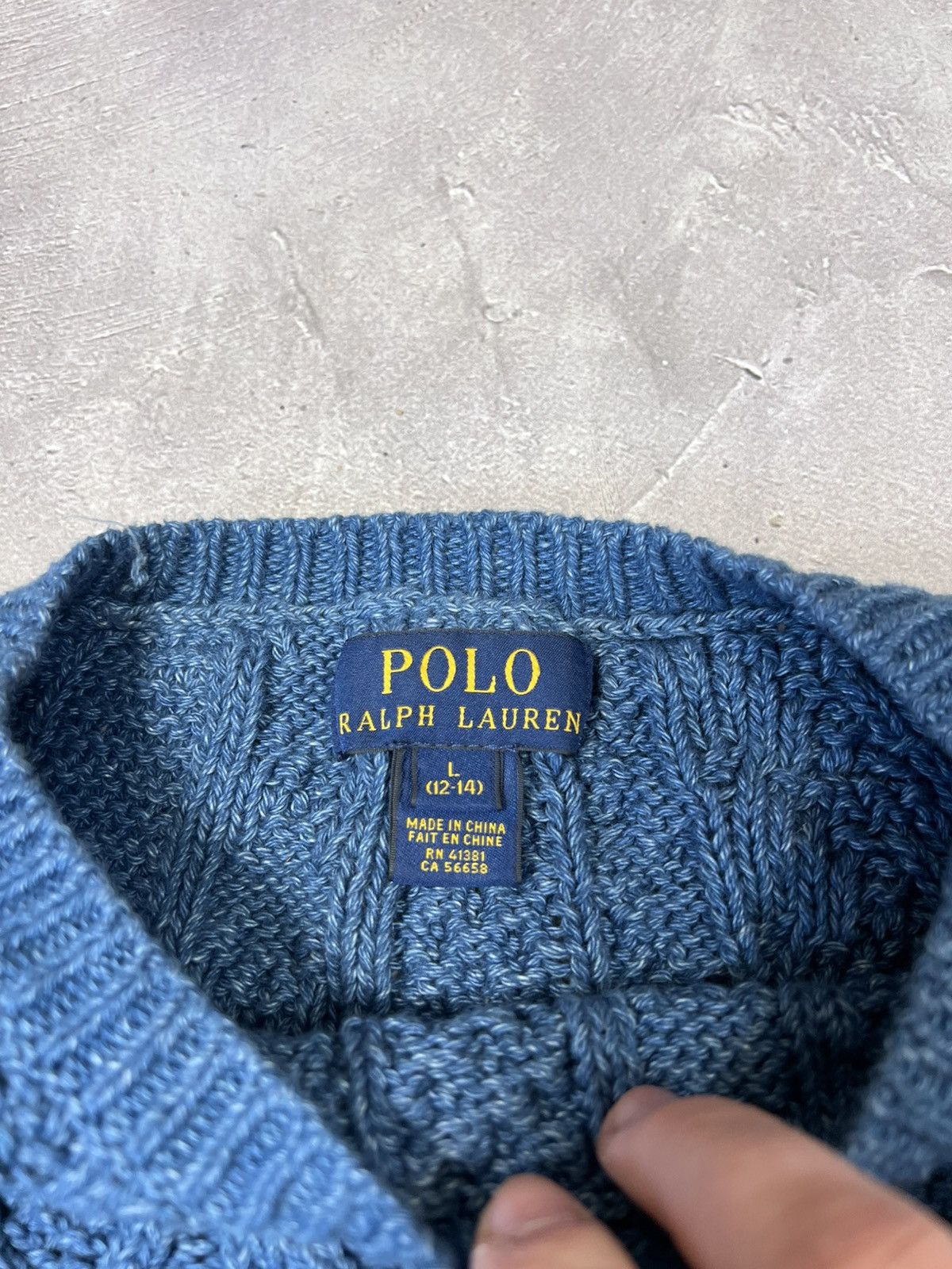 Polo Ralph Lauren × Vintage Vintage Polo Ralph Lauren USA Flag Cropped Sweater Size S / US 4 / IT 40 - 4 Thumbnail