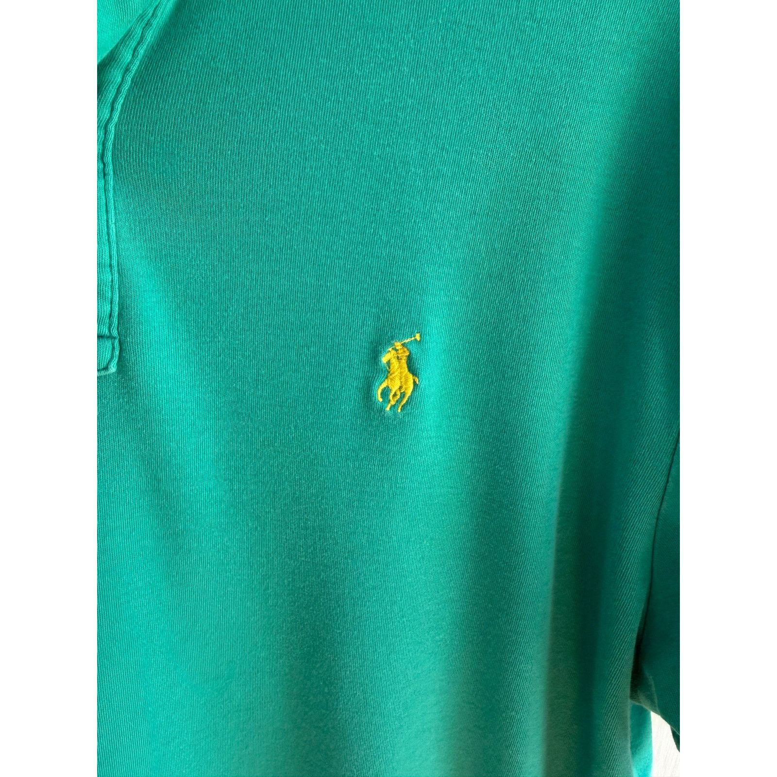 Polo Ralph Lauren Rare Vintage Polo Ralph Lauren Mint Green Gold Pony Med Size US M / EU 48-50 / 2 - 2 Thumbnail
