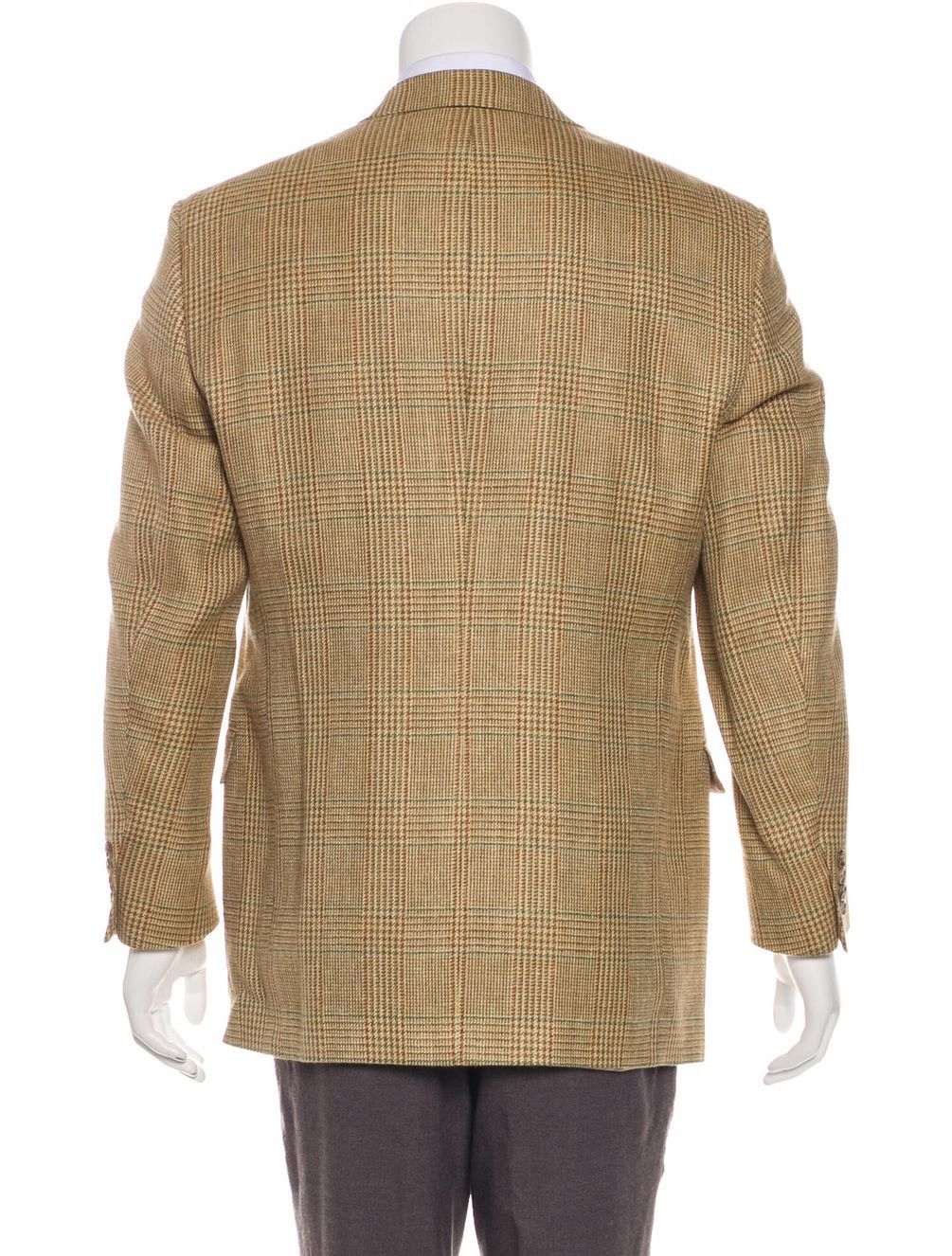 Burberry Burberry Plaid Notch-Lapel Blazer Size 40L - 3 Thumbnail