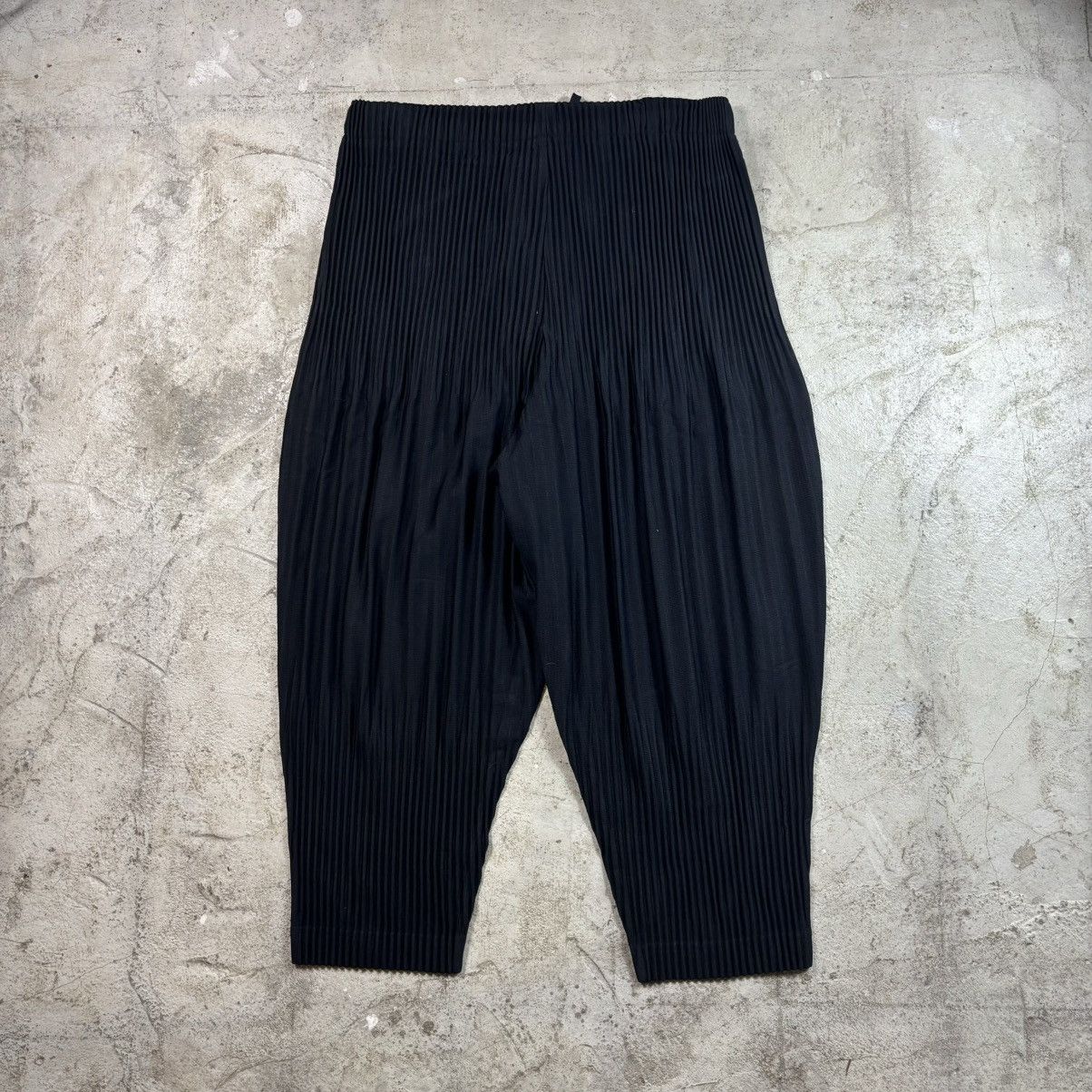 Homme Plisse Issey Miyake Homme Plisse Issey Miyake Fw20 - Cropped Pants Size US 34 / EU 50 - 1 Thumbnail