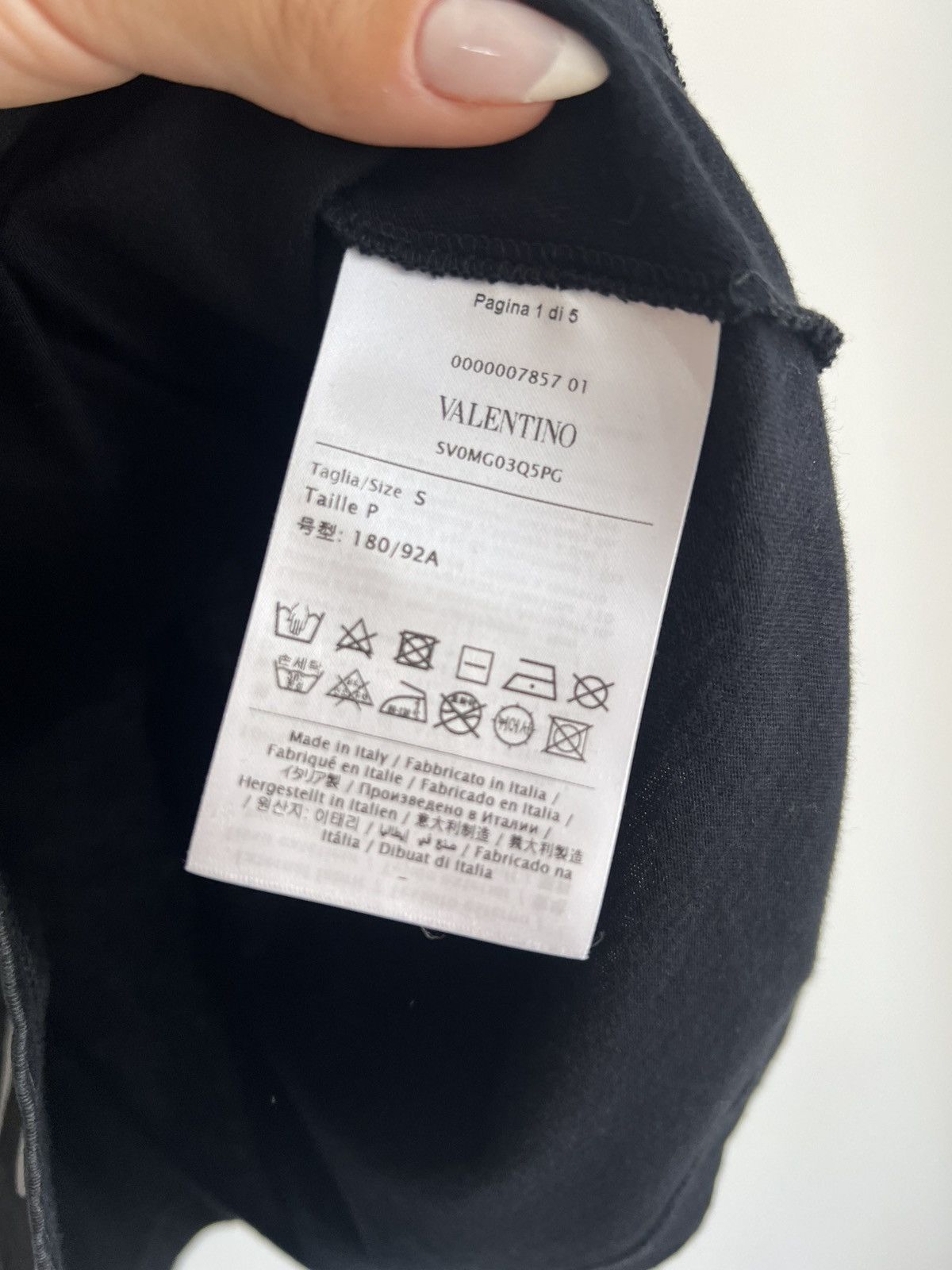 Undercover × Valentino Valentino x Undercover S black short sleeve t-shirt Size US S / EU 44-46 / 1 - 4 Thumbnail