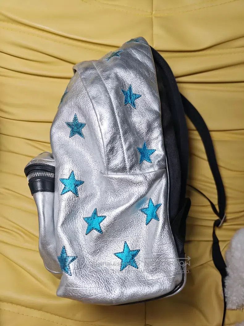 Saint Laurent Paris Saint Laurent Paris Blue Star Leather Backpack Size ONE SIZE - 4 Thumbnail