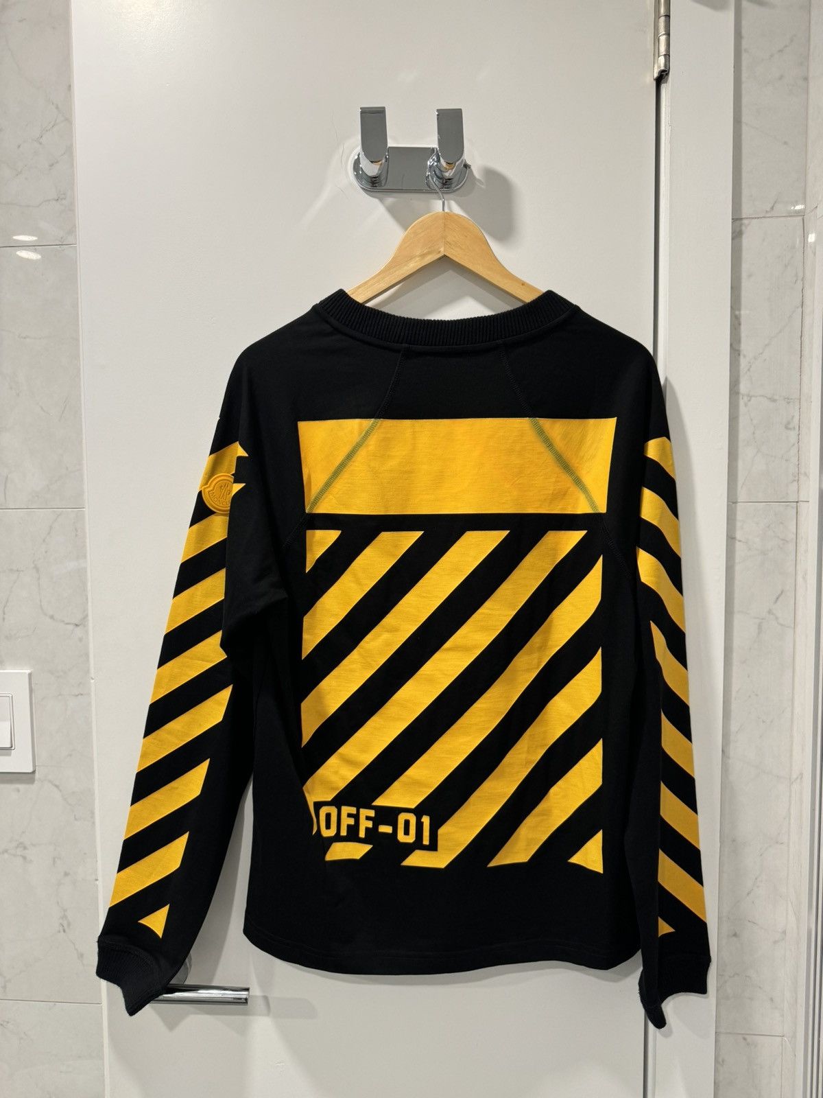 Moncler Off White x Moncler Long Sleeve Sweatshirt *EXTREMELY RARE ...