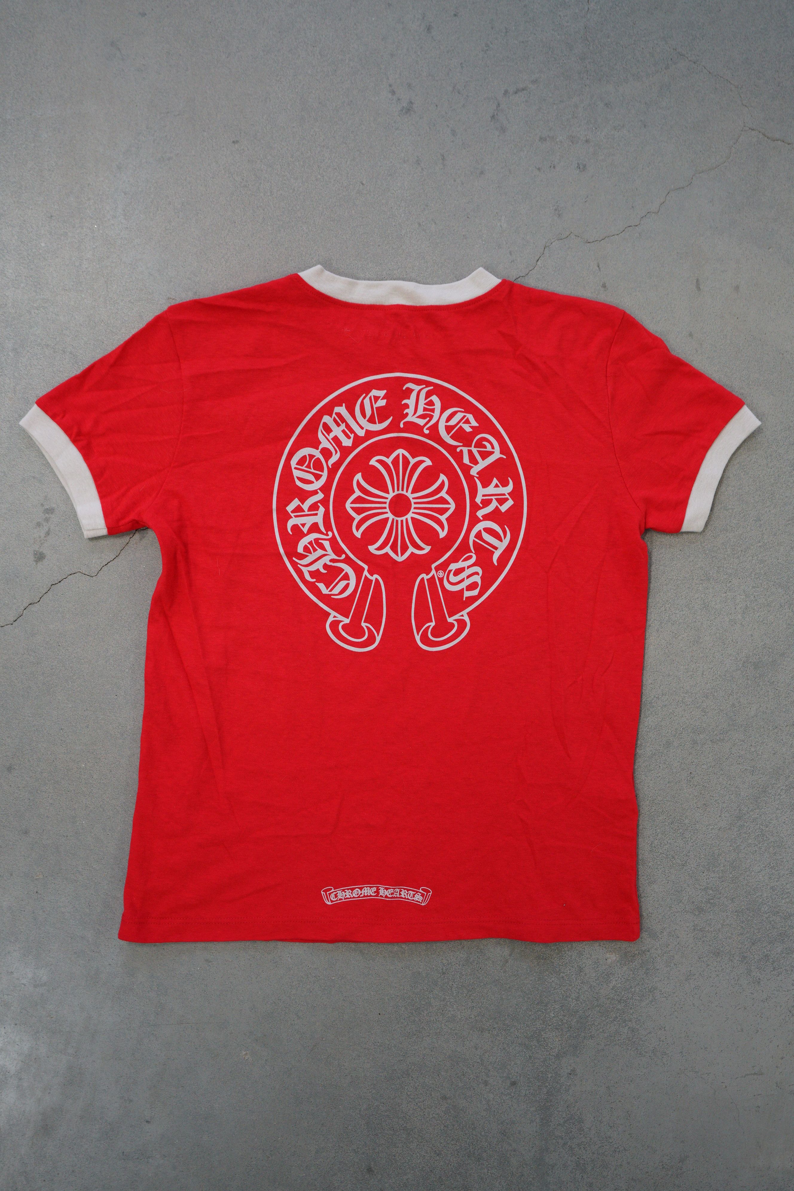 トップス CHROME HEARTS LIMITED Roller skate33 L/S Chrome Hearts Roller skate 33 horseshoe long sleeve jersey