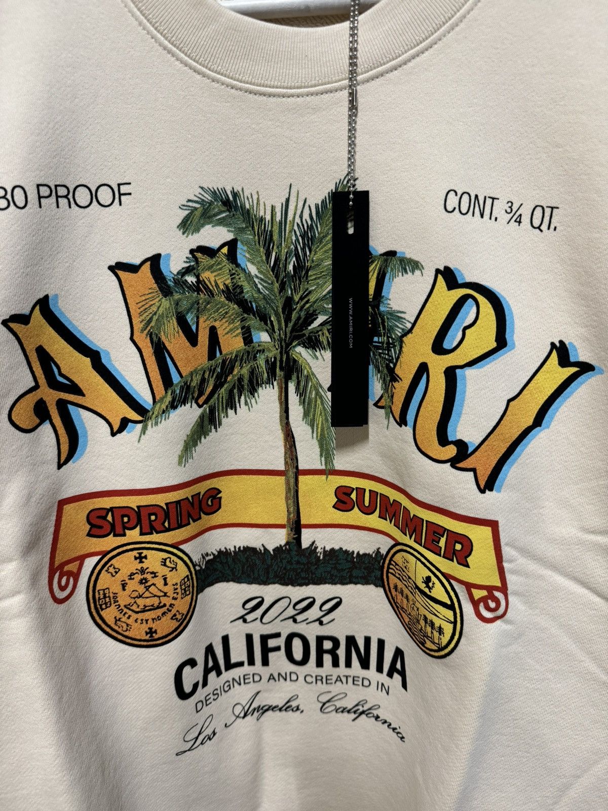 Amiri Amiri Logo Sweatshirt NEW 900$ Size US XL / EU 56 / 4 - 2 Thumbnail